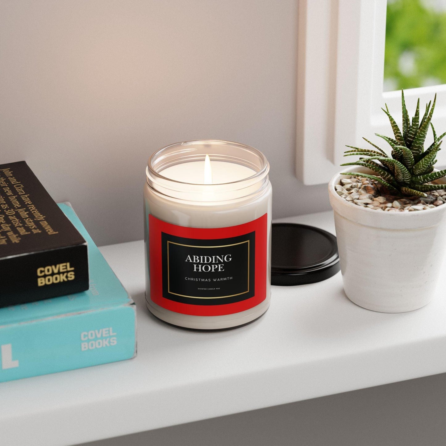 Abiding Hope Scented Soy Candle, 9oz - Inspired by True Love