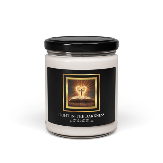 Light in The Darkness - Apple Harvest - Scented Candle 9oz - Inspired by True Love