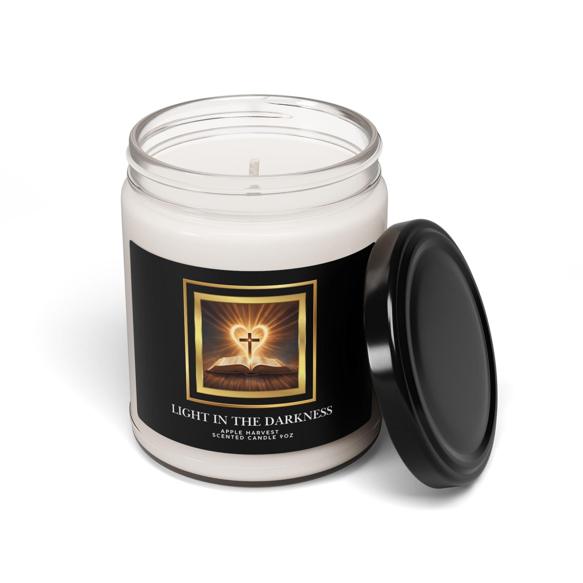 Light in The Darkness - Apple Harvest - Scented Candle 9oz - Inspired by True Love