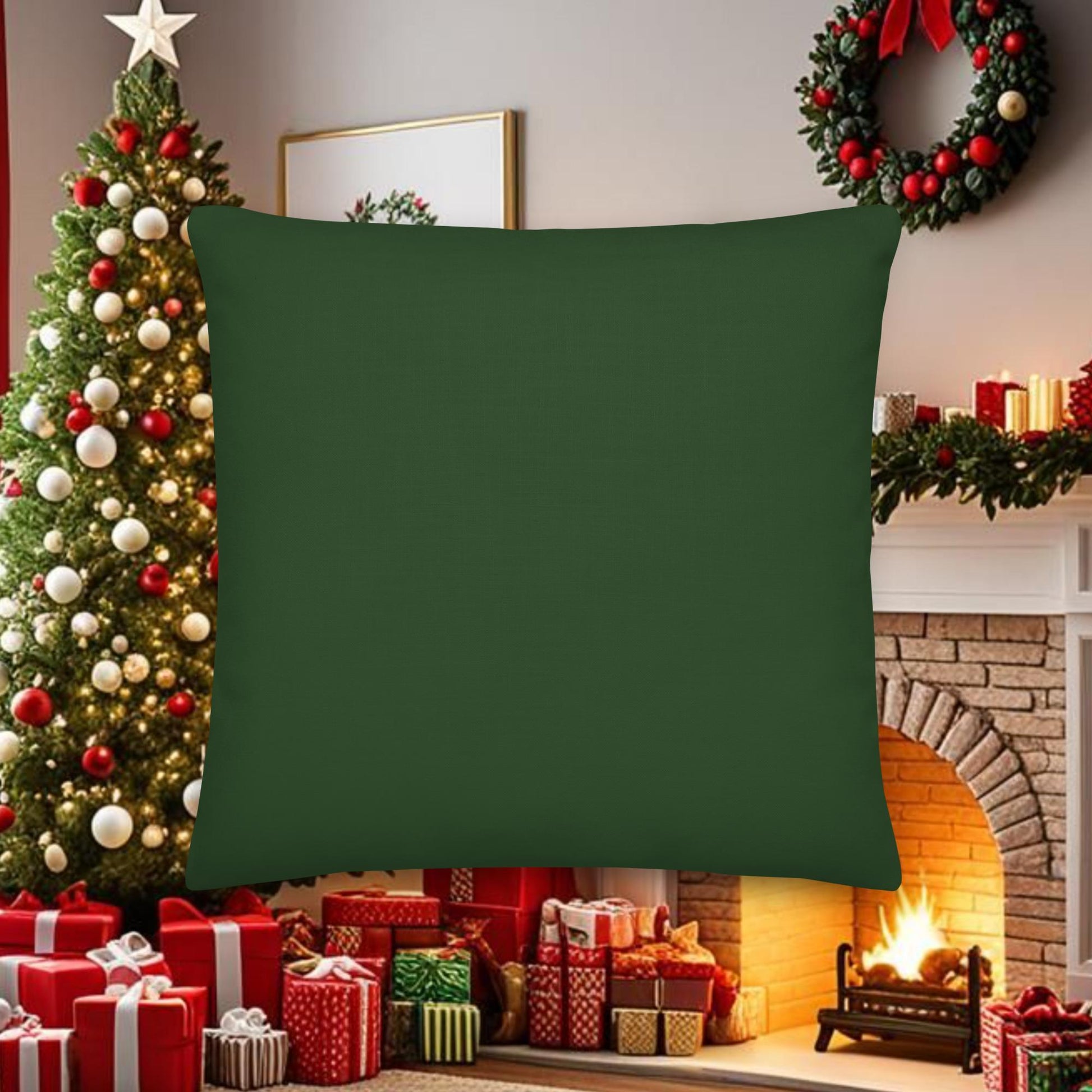 Joy to the World Christmas Pillow – Christian Bible Verse Holiday Throw Cushion - Inspired by True Love