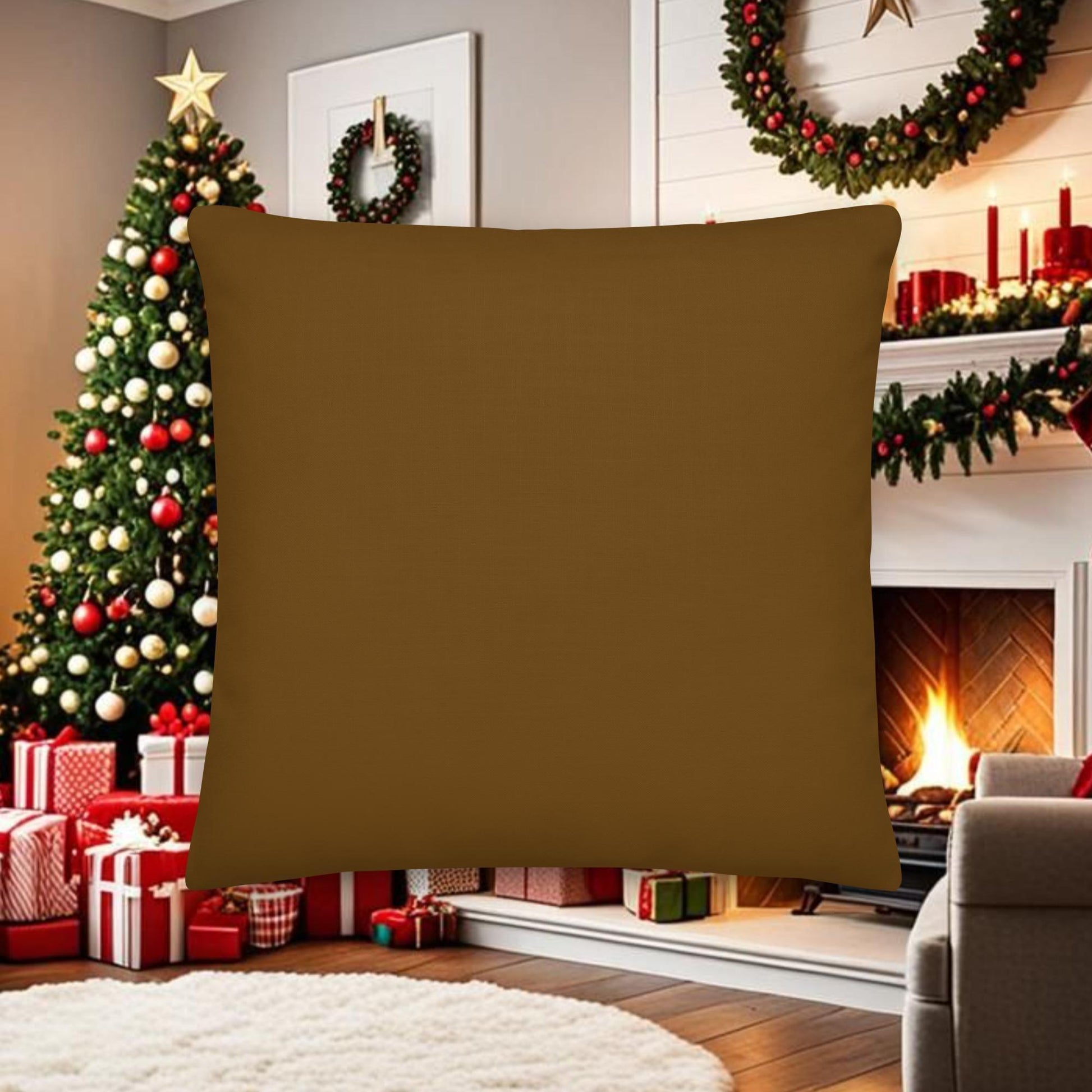 Bible Verse Throw Pillow Christian Holiday Decor - Inspired by True Love