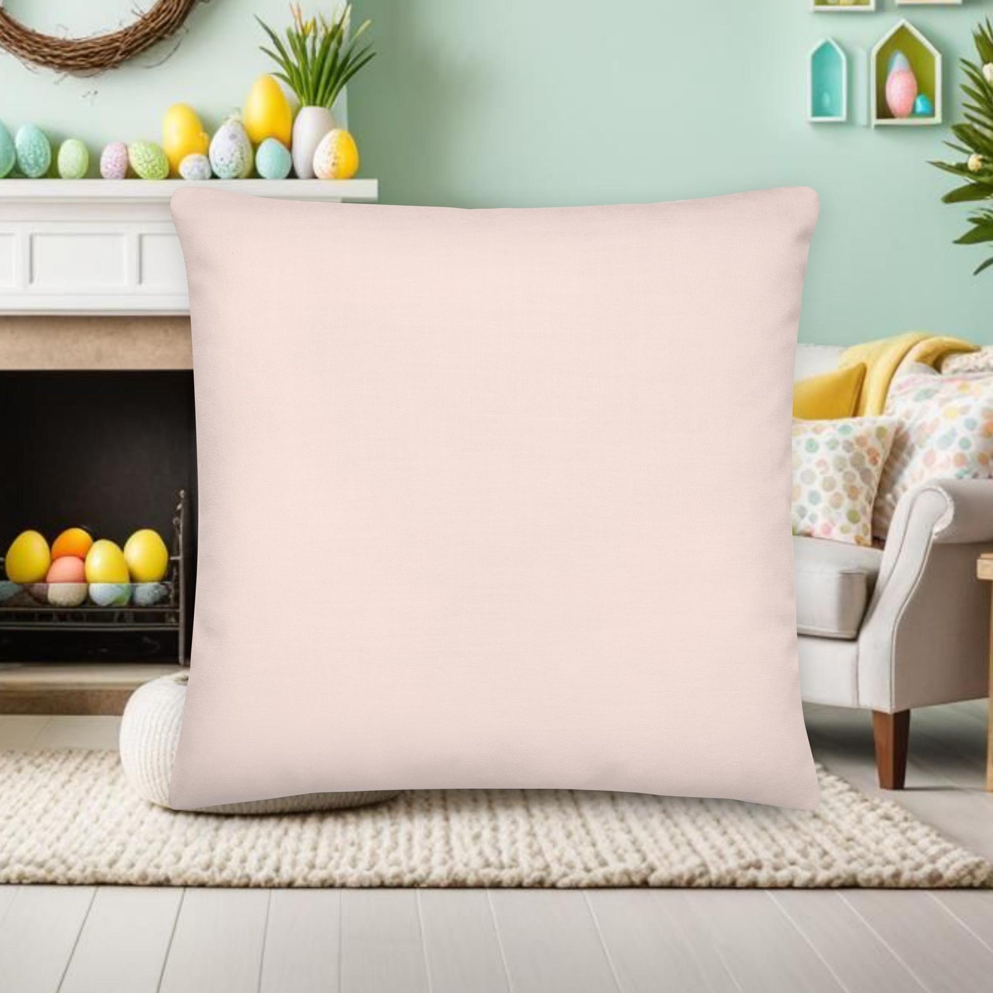 1 Corinthians 15:57 Easter Pillow – Victory Through Christ – Christian Resurrection Throw Pillow – Faith-Based Spring Decor - Inspired by True Love