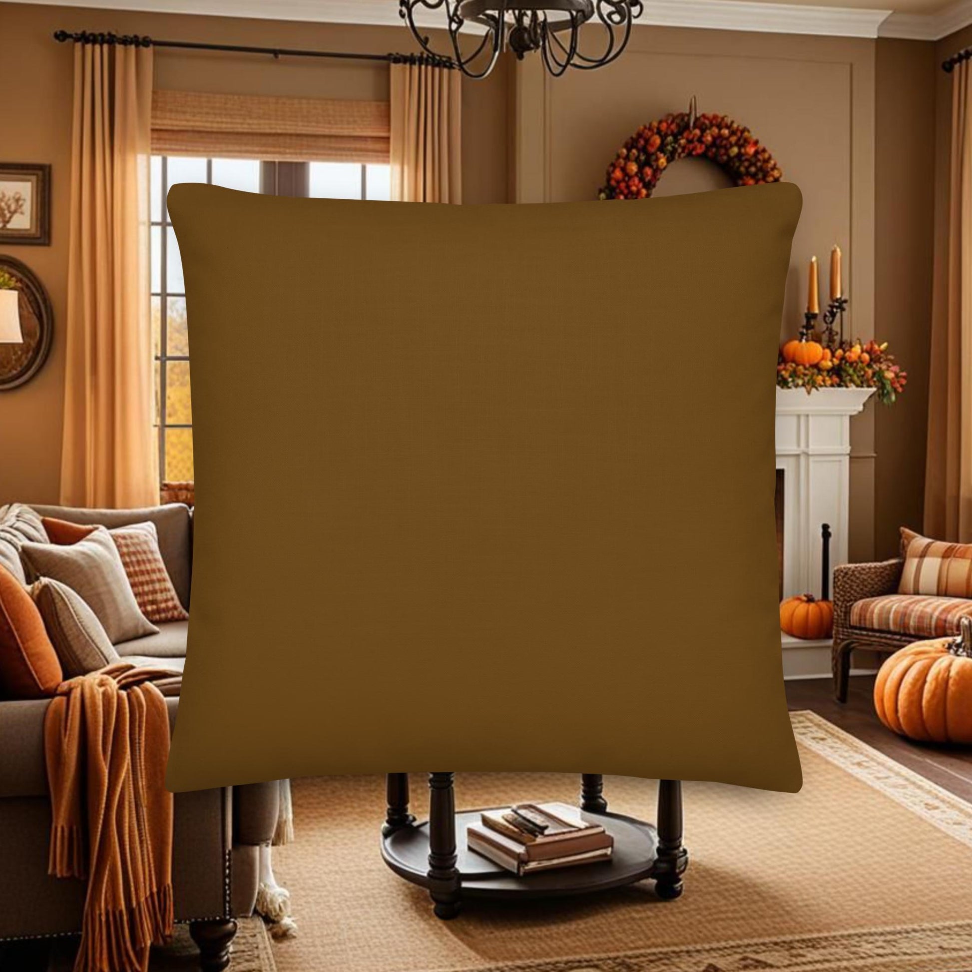 Grateful Thankful Blessed Thanksgiving Pillow – Fall Home Decor Accent Cushion - Inspired by True Love