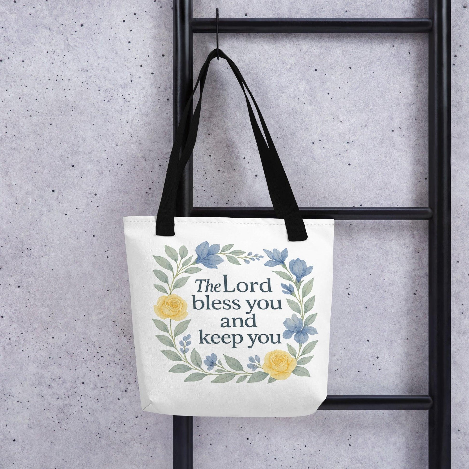 The Lord Bless You and Keep You Tote Bag – Numbers 6:24 Scripture Tote - Inspired by True Love