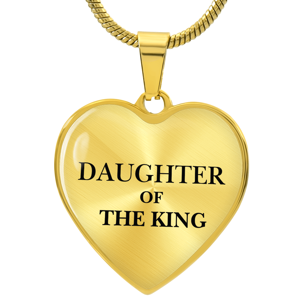 Daughter of the King Heart Women’s Necklace - Inspired by True Love