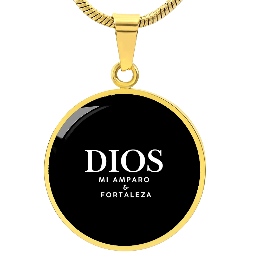 Collar Dios Mi Amparo y Fortaleza