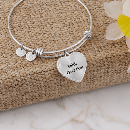 Faith Over Fear Women’s Bracelet - Inspired by True Love