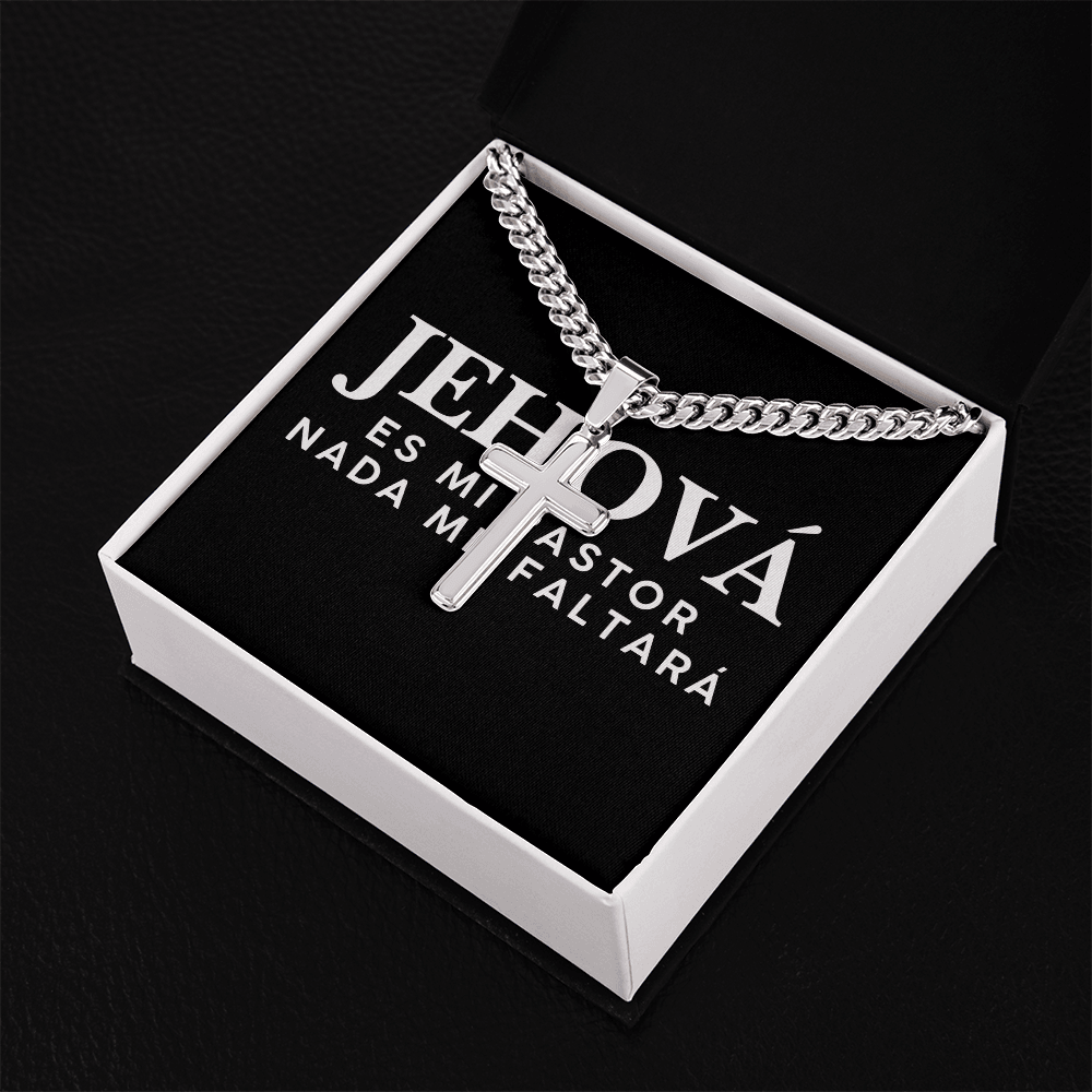 Jehová es Mi Pastor, Nada Me Faltará Cross Necklace - Inspired by True Love