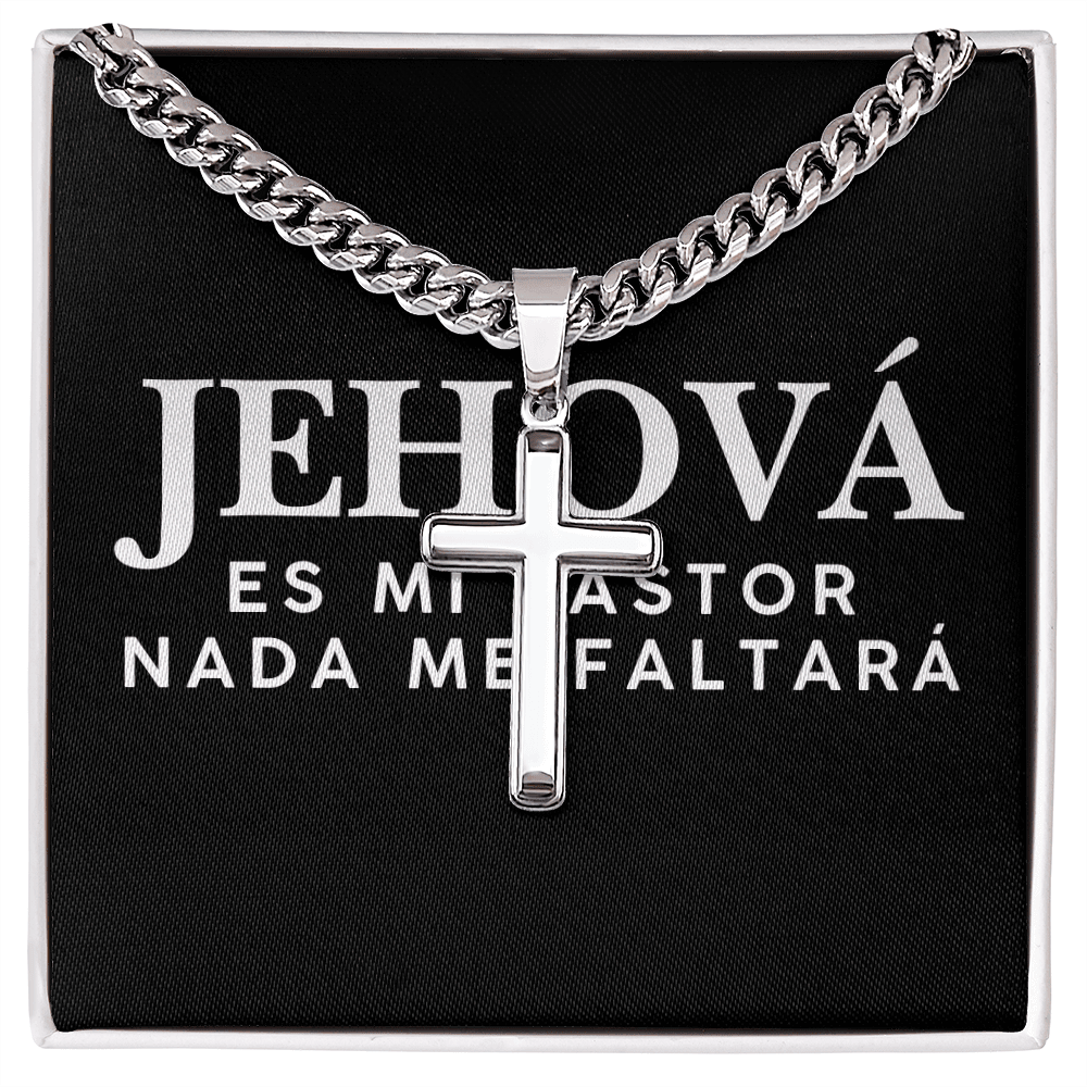 Jehová es Mi Pastor, Nada Me Faltará Cross Necklace - Inspired by True Love