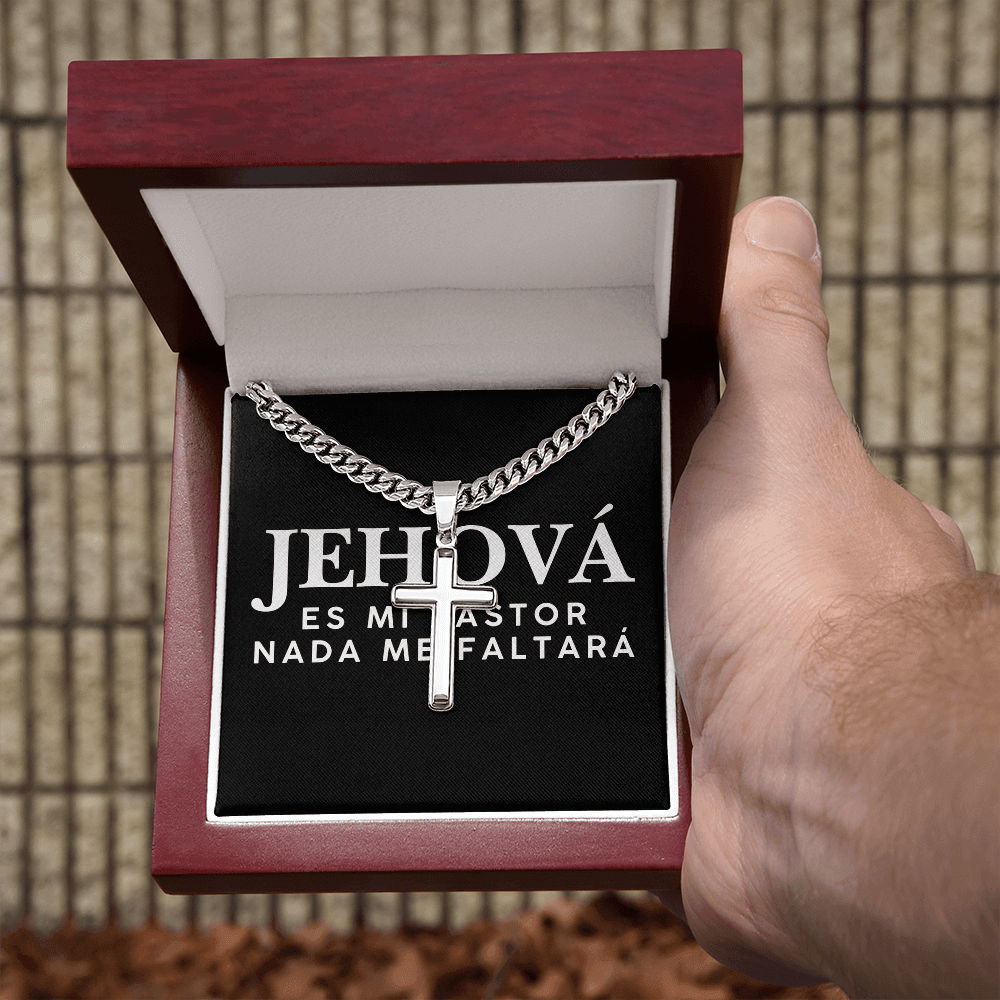Jehová es Mi Pastor, Nada Me Faltará Cross Necklace - Inspired by True Love