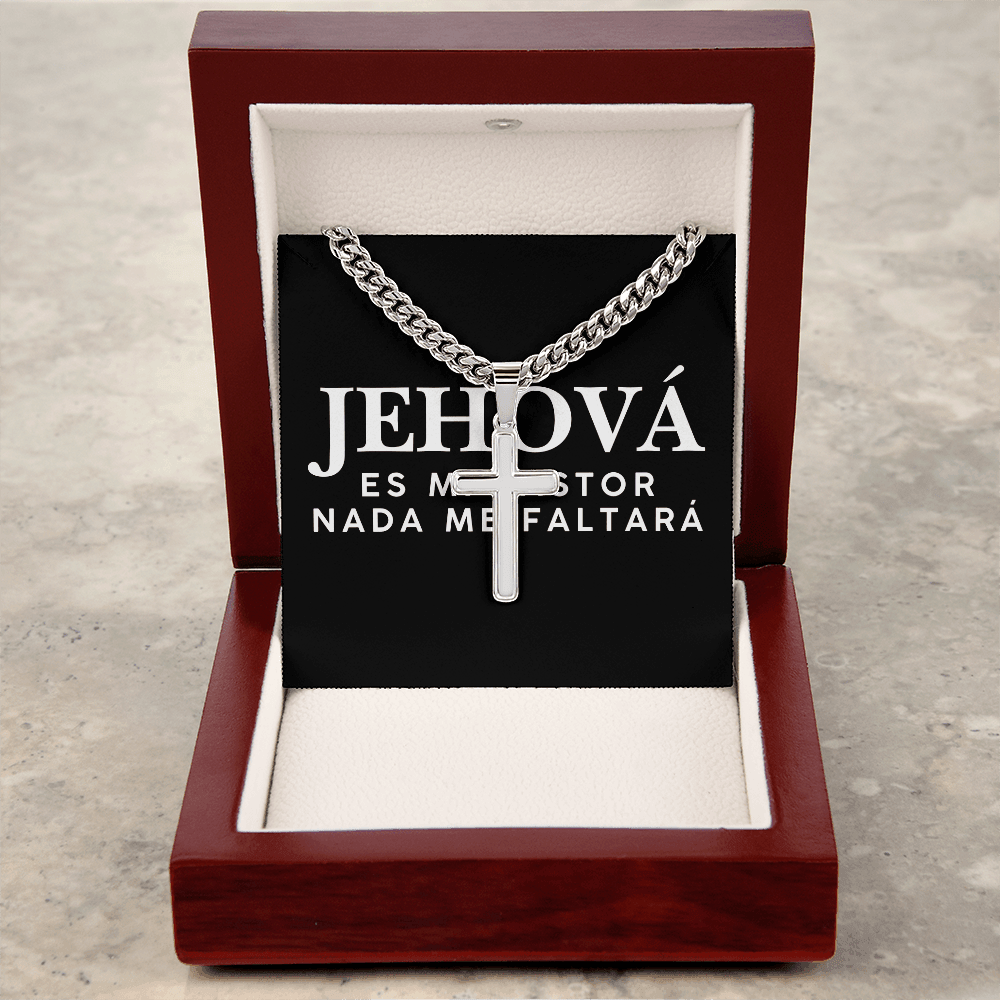 Jehová es Mi Pastor, Nada Me Faltará Cross Necklace - Inspired by True Love