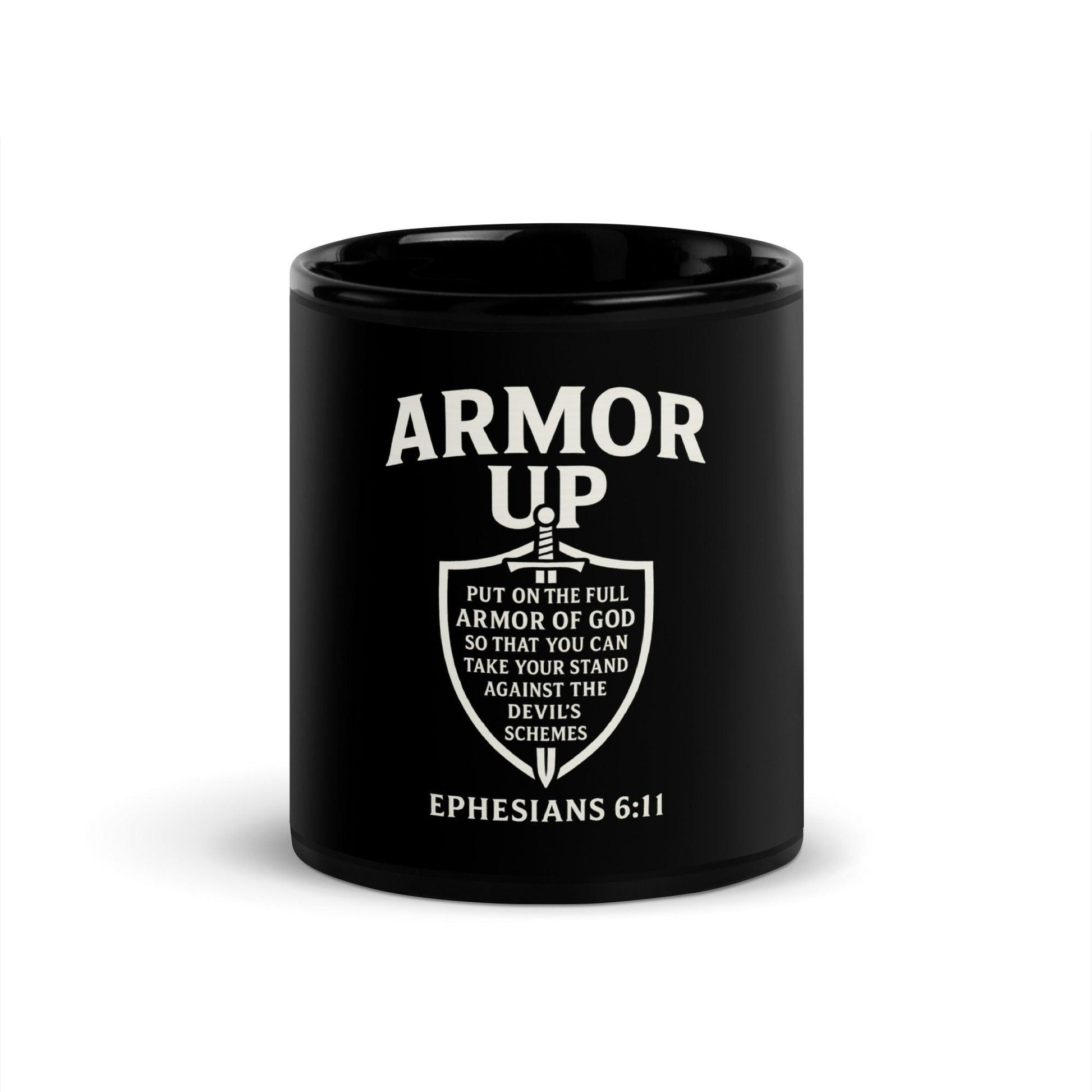 Armor Up Mug – Ephesians 6:11 Christian Coffee Cup – Full Armor of God Mug – Faith-Based Gift for Men & Women - Inspired by True Love