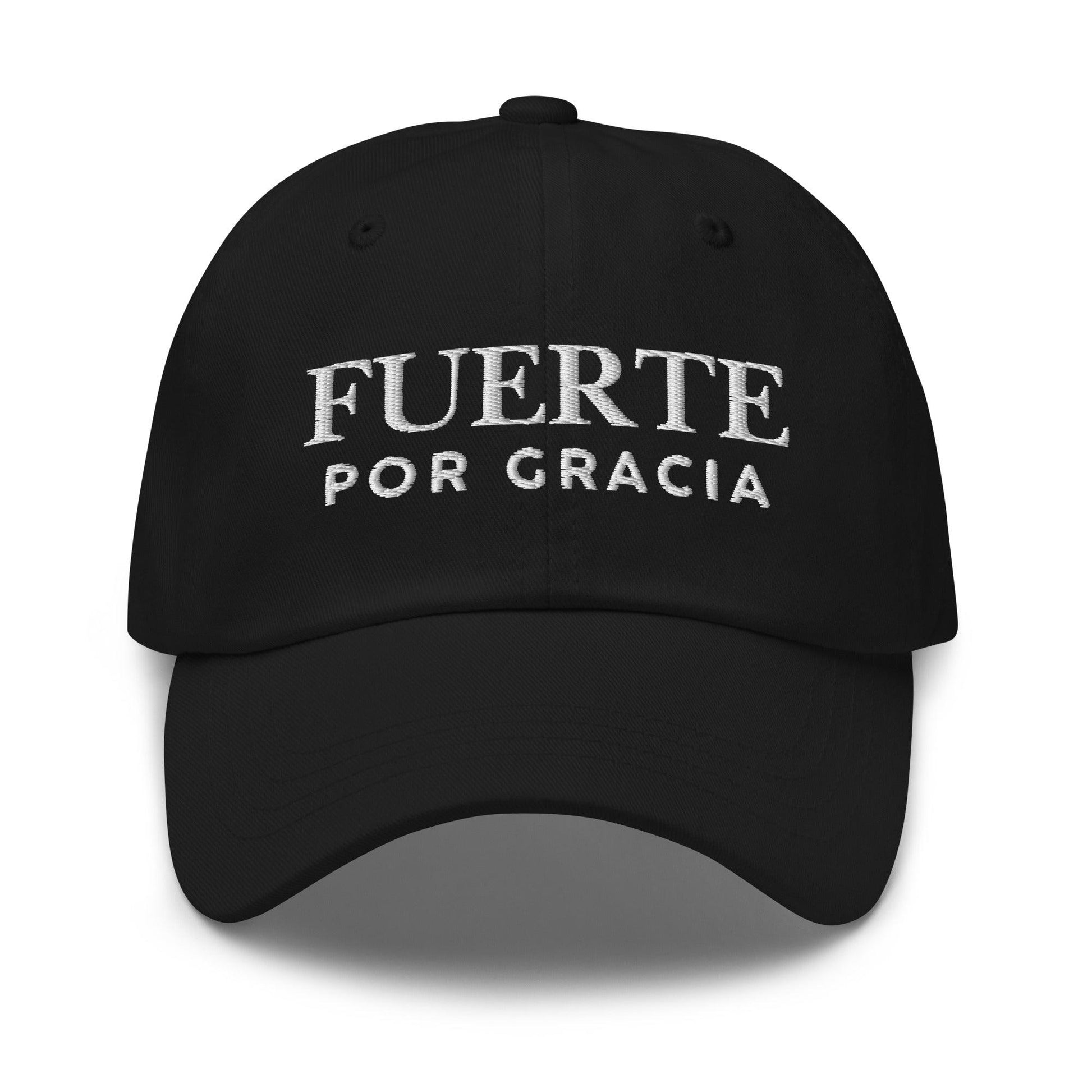 Fuerte por Gracia –Unisex Faith-Based Embroidered Hat - Inspired by True Love
