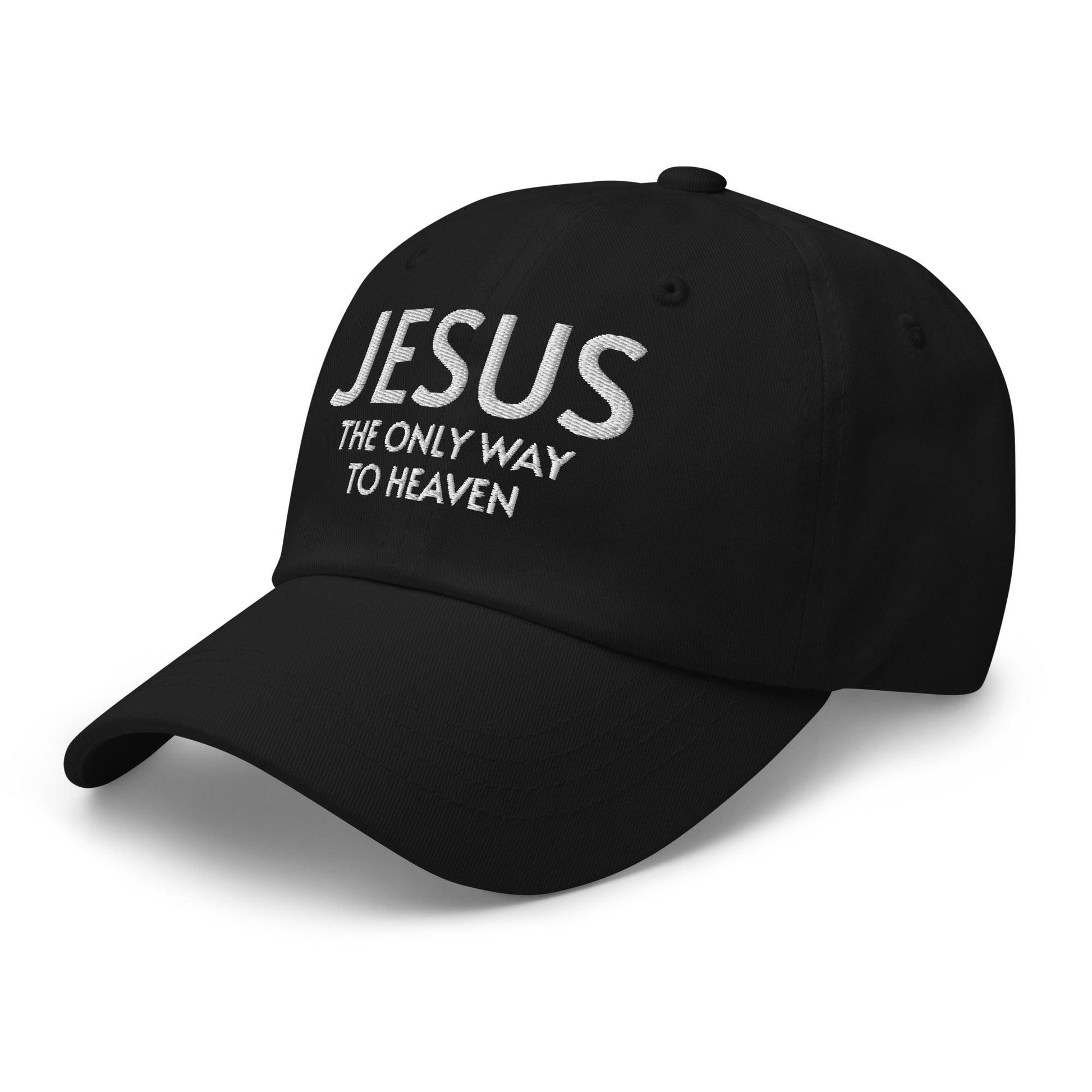 Jesus: The Only Way to Heaven Faith-Based Embroidered Hat - Inspired by True Love