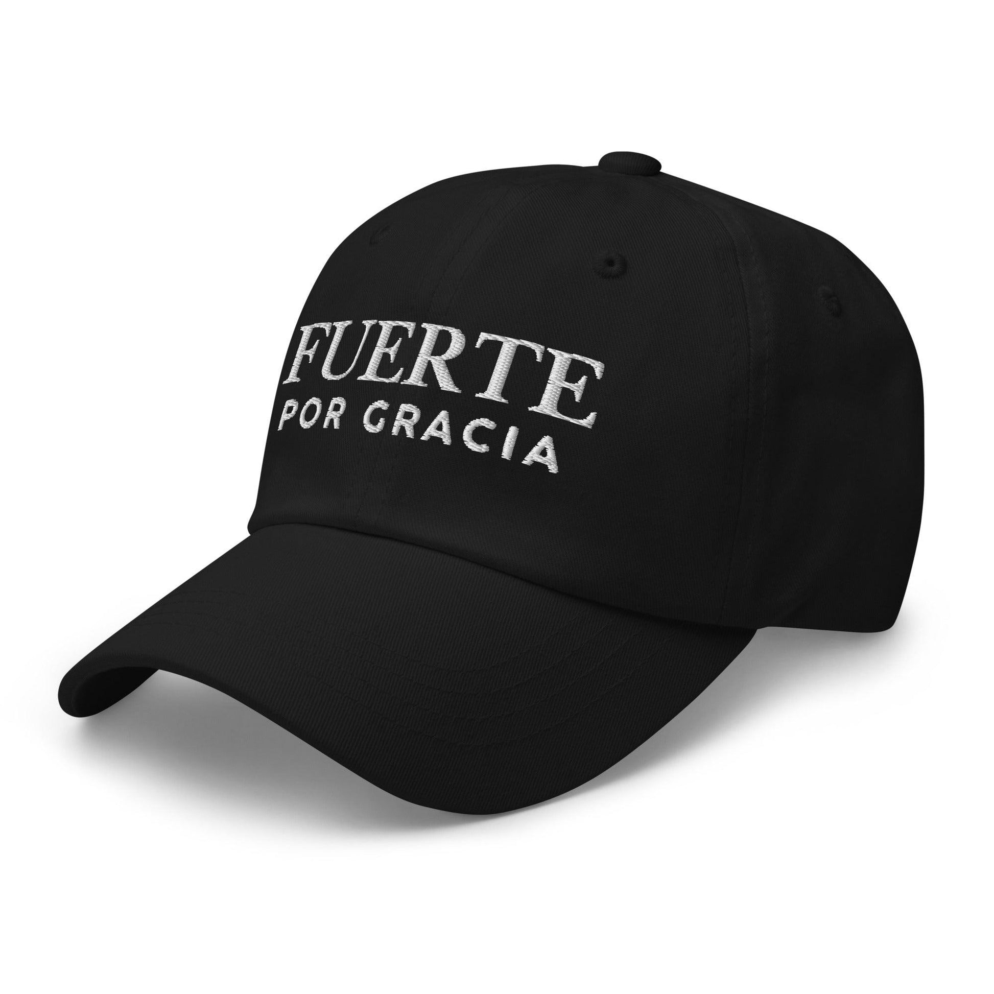 Fuerte por Gracia –Unisex Faith-Based Embroidered Hat - Inspired by True Love