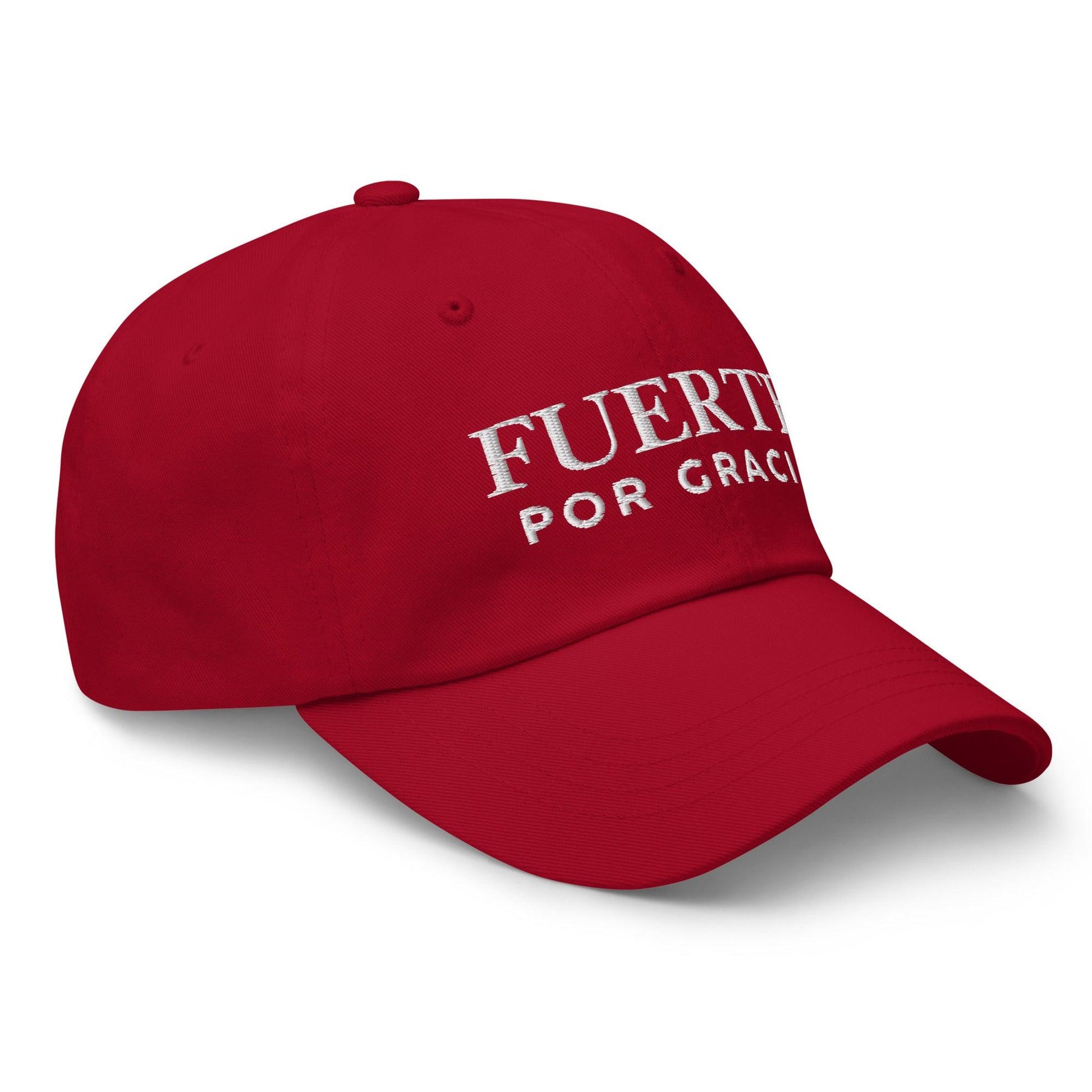 Fuerte por Gracia –Unisex Faith-Based Embroidered Hat - Inspired by True Love