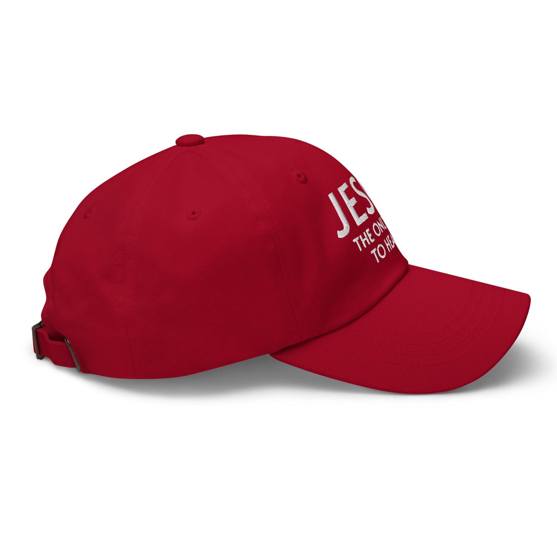 Jesus: The Only Way to Heaven Faith-Based Embroidered Hat - Inspired by True Love