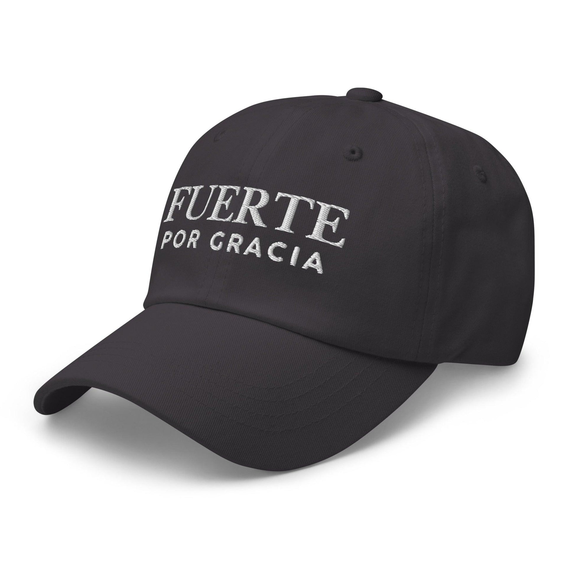 Fuerte por Gracia –Unisex Faith-Based Embroidered Hat - Inspired by True Love