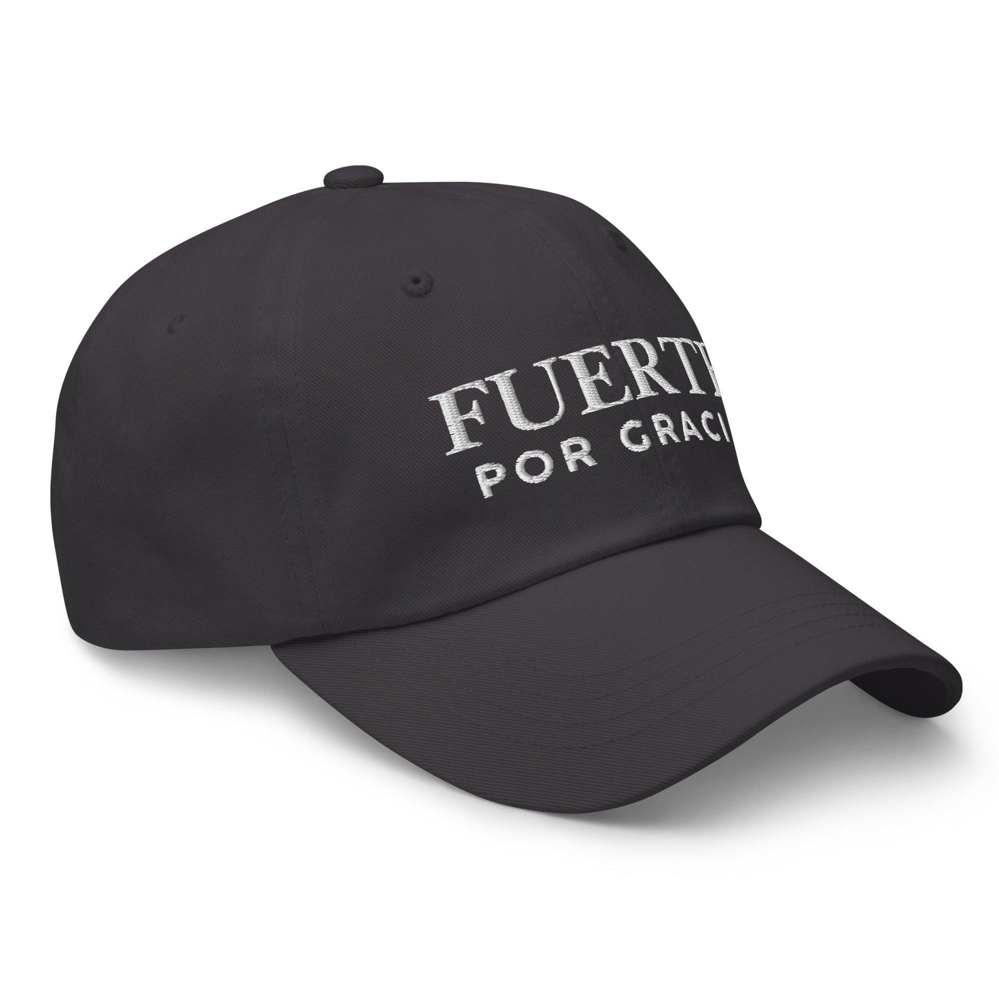 Fuerte por Gracia –Unisex Faith-Based Embroidered Hat - Inspired by True Love