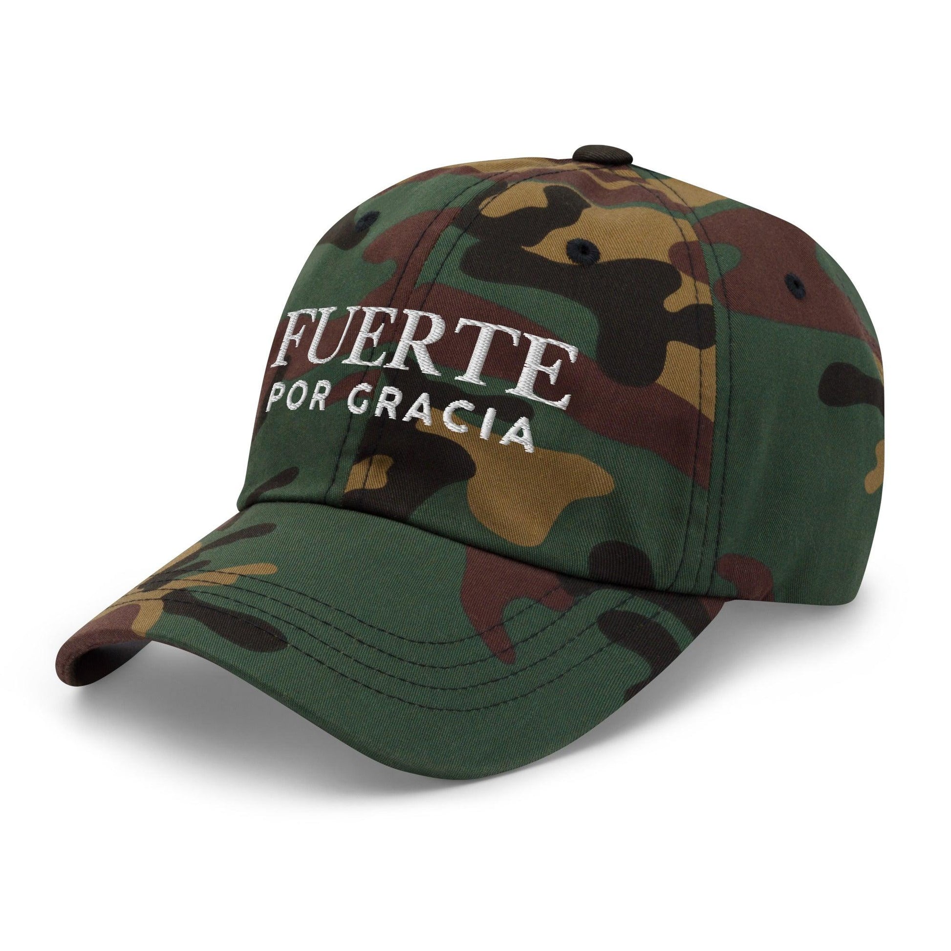 Fuerte por Gracia –Unisex Faith-Based Embroidered Hat - Inspired by True Love