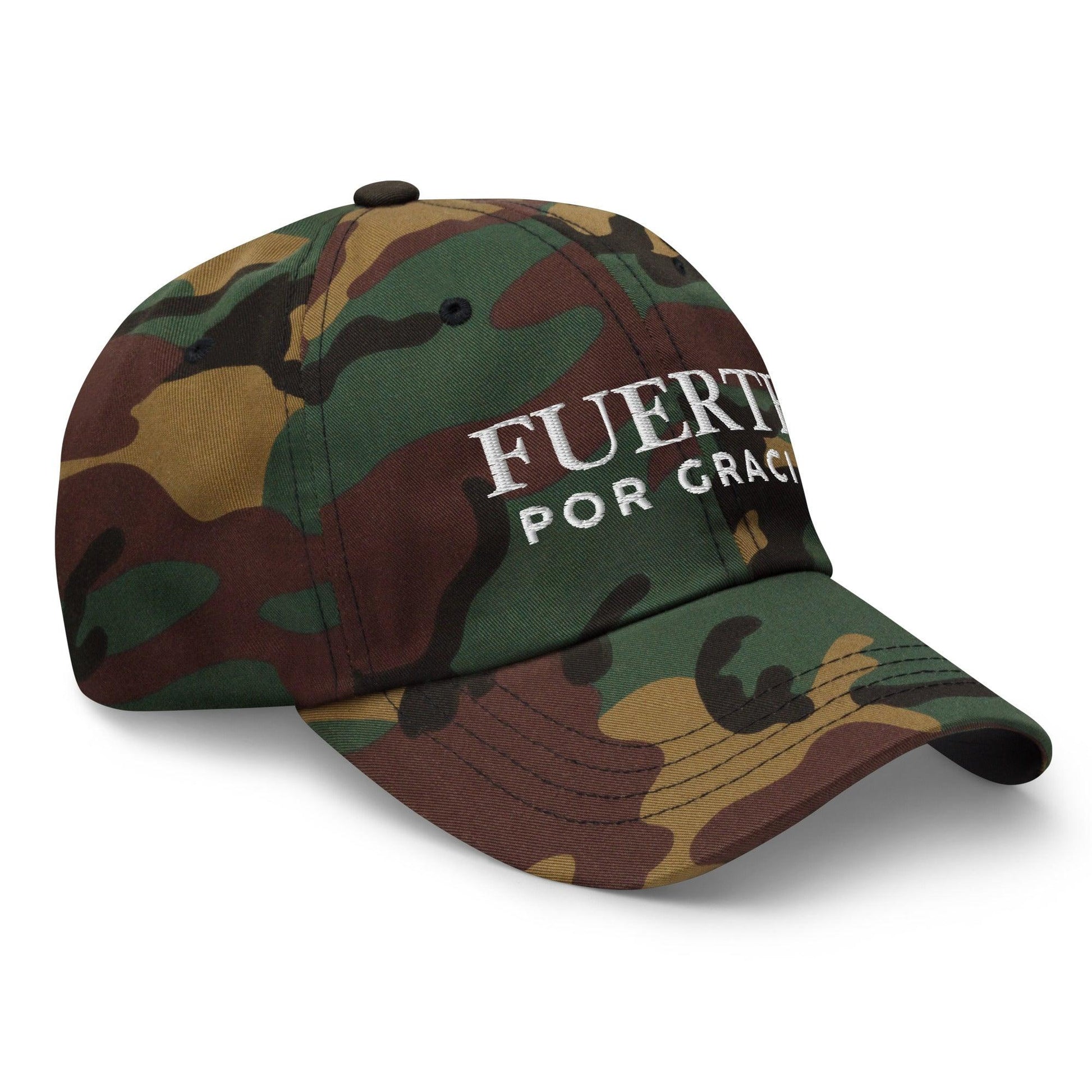 Fuerte por Gracia –Unisex Faith-Based Embroidered Hat - Inspired by True Love