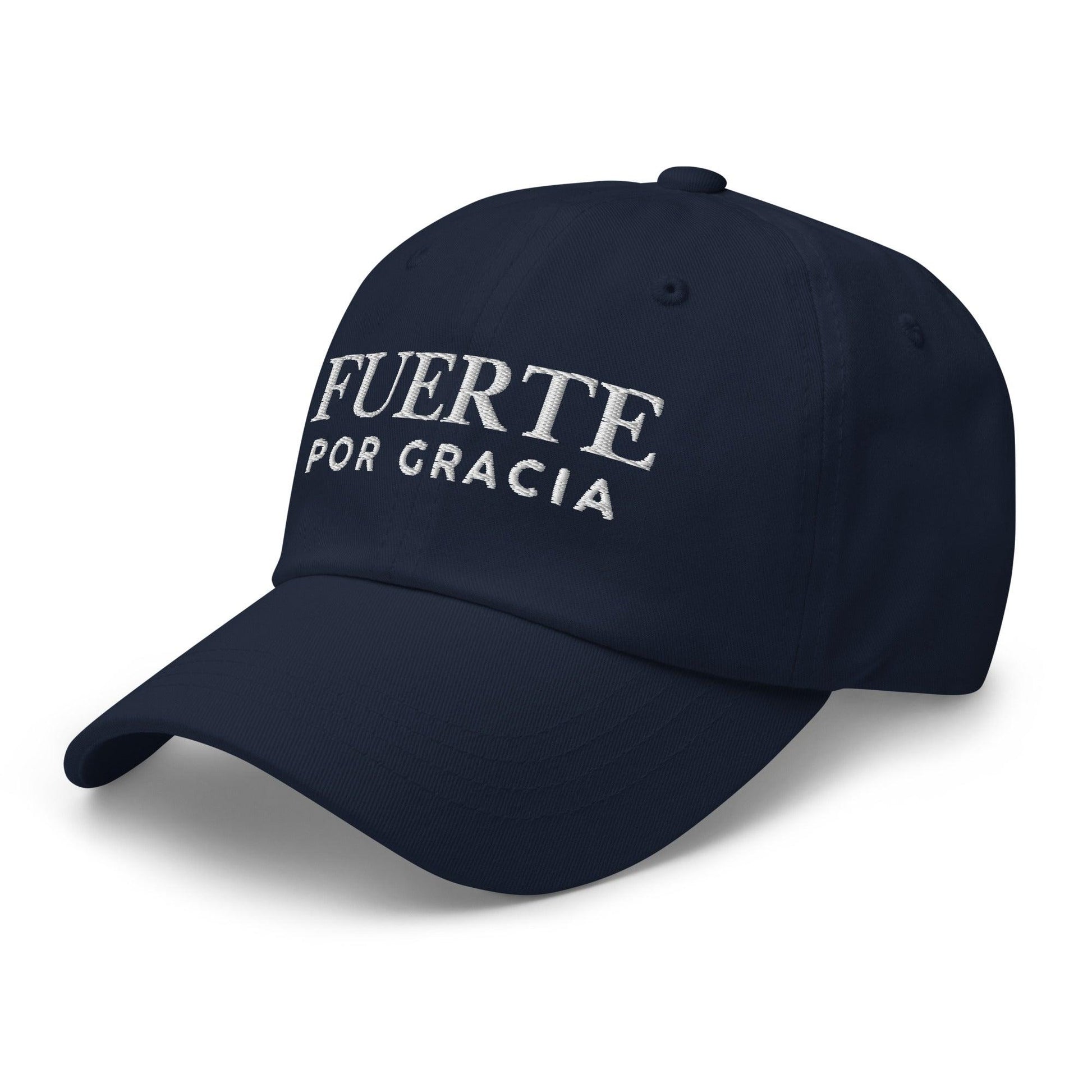 Fuerte por Gracia –Unisex Faith-Based Embroidered Hat - Inspired by True Love