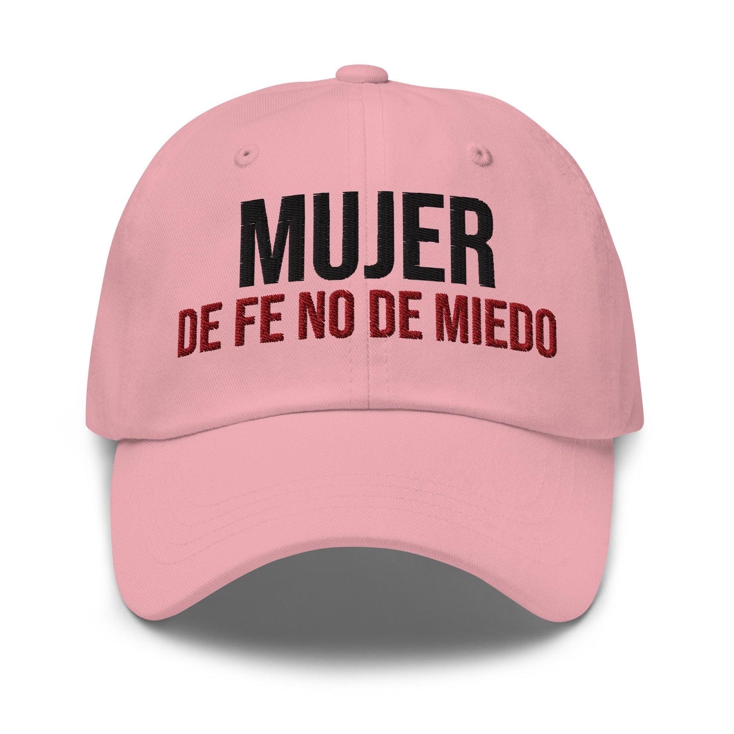 Mujer de Fe No de Miedo Hat – Faith Over Fear Christian Cap for Women - Inspired by True Love