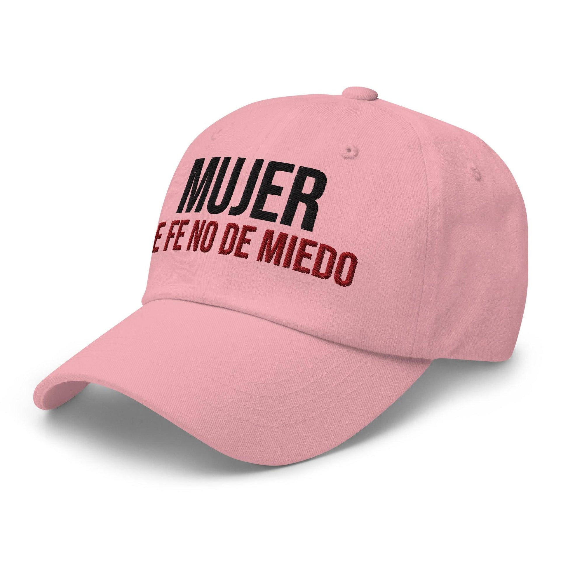 Mujer de Fe No de Miedo Hat – Faith Over Fear Christian Cap for Women - Inspired by True Love