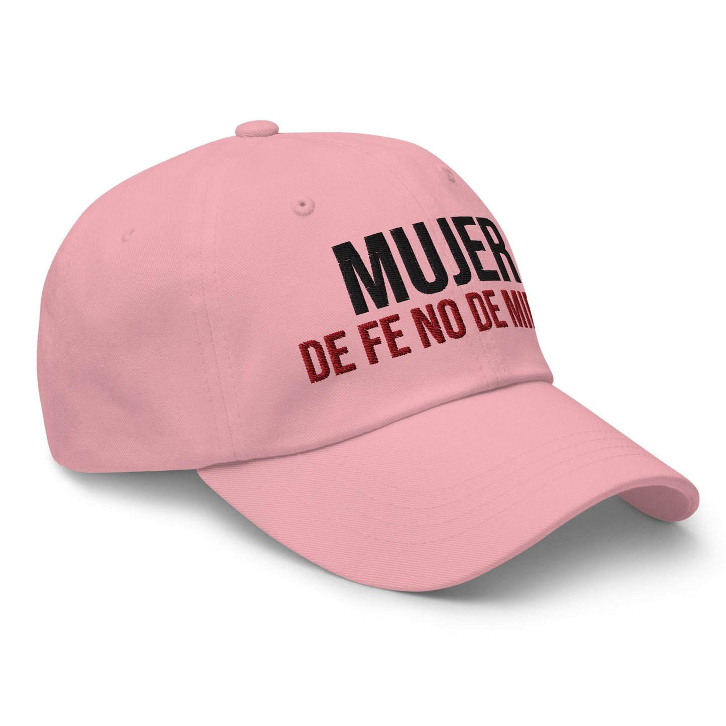 Mujer de Fe No de Miedo Hat – Faith Over Fear Christian Cap for Women - Inspired by True Love