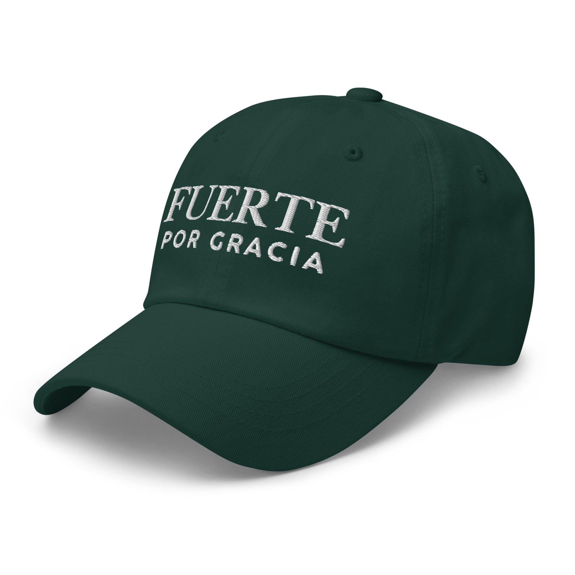 Fuerte por Gracia –Unisex Faith-Based Embroidered Hat - Inspired by True Love