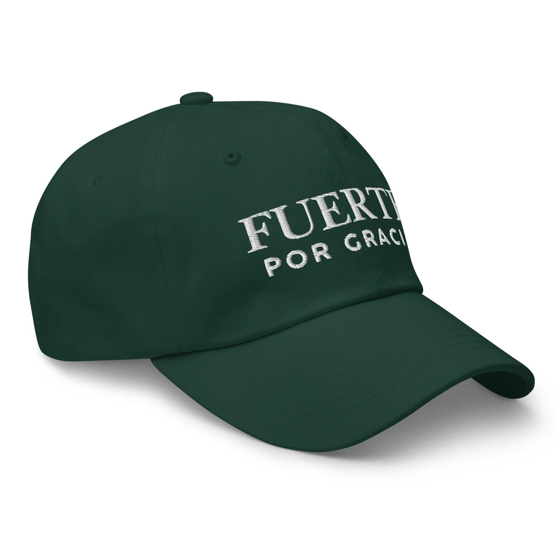 Fuerte por Gracia –Unisex Faith-Based Embroidered Hat - Inspired by True Love