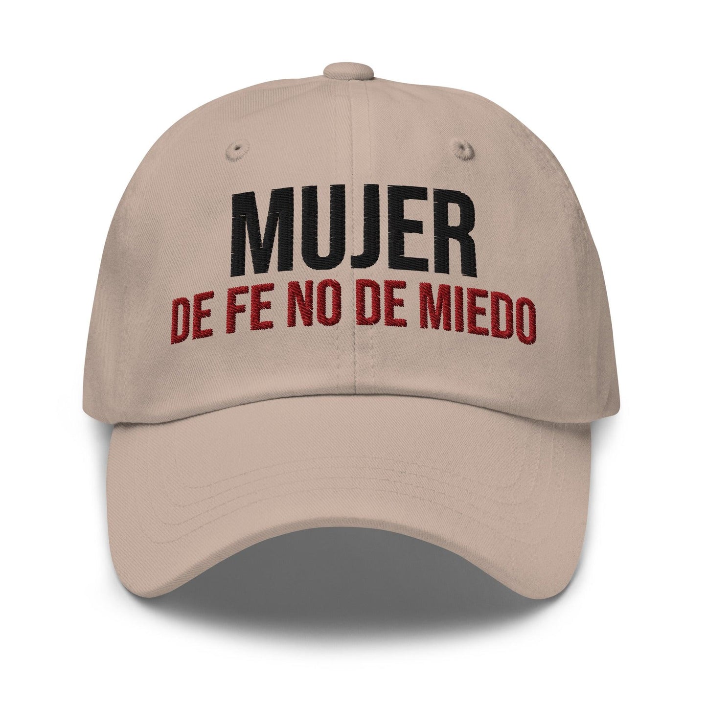 Mujer de Fe No de Miedo Hat – Faith Over Fear Christian Cap for Women - Inspired by True Love