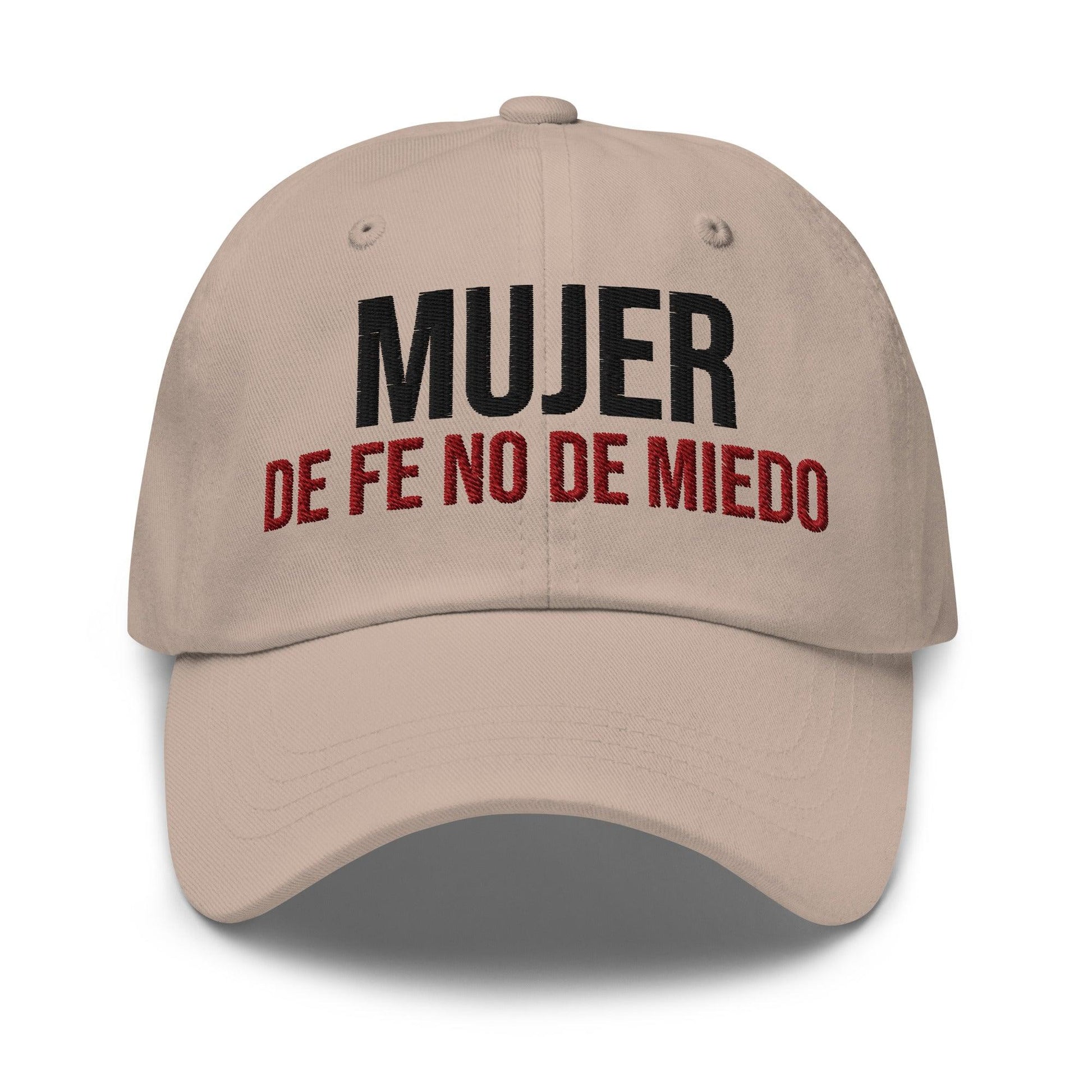 Mujer de Fe No de Miedo Hat – Faith Over Fear Christian Cap for Women - Inspired by True Love