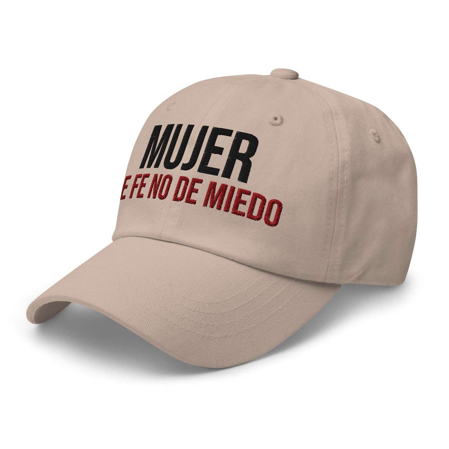 Mujer de Fe No de Miedo Hat – Faith Over Fear Christian Cap for Women - Inspired by True Love