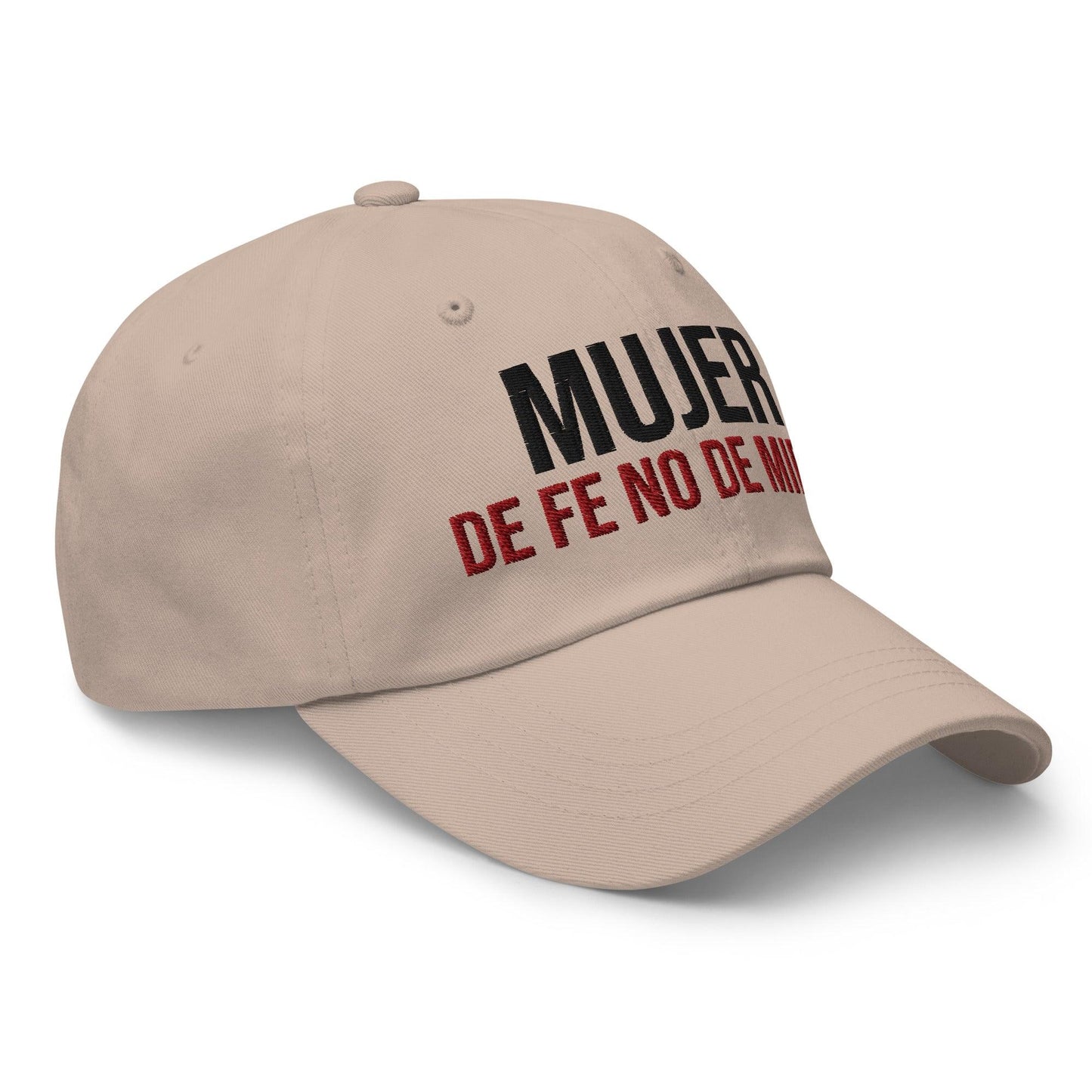 Mujer de Fe No de Miedo Hat – Faith Over Fear Christian Cap for Women - Inspired by True Love