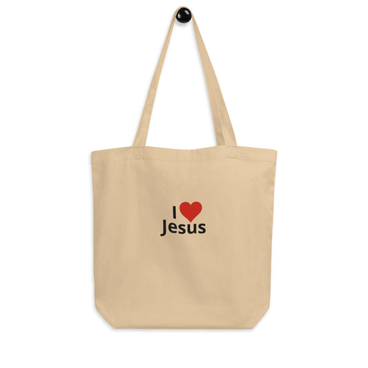 I Love Jesus Tote Bag - Inspired by True Love