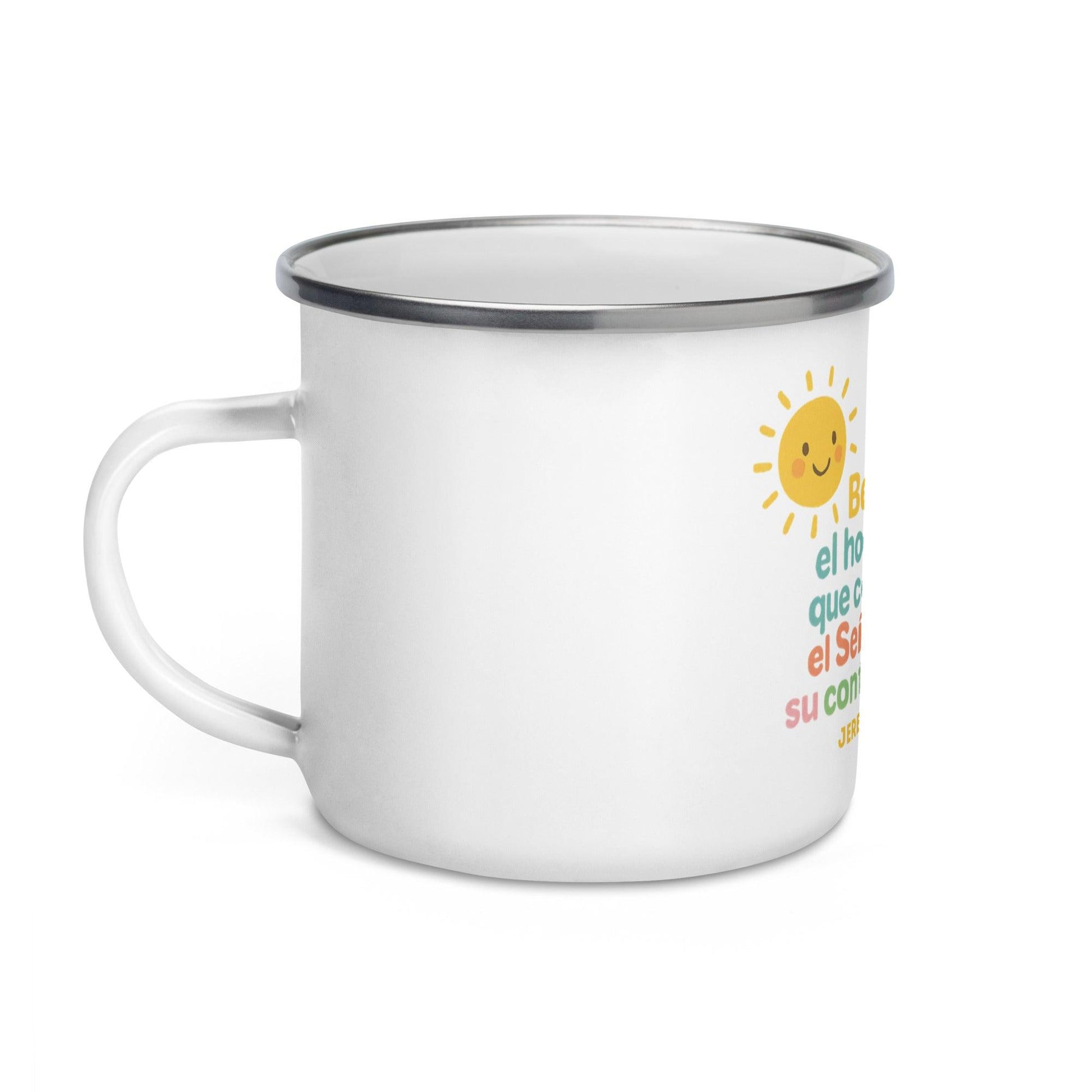 Jeremiah 17:7 Kids Mug – Trust in the Lord Enamel Cup - Inspired by True Love