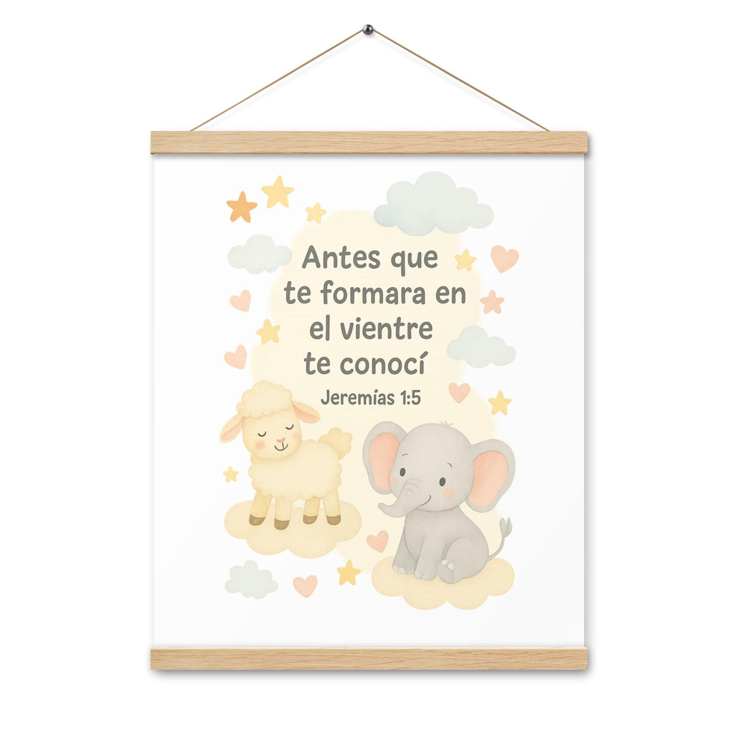 Christian Kids Pillow – Jeremías 1:5 | Antes que te formara te conocí - Inspired by True Love