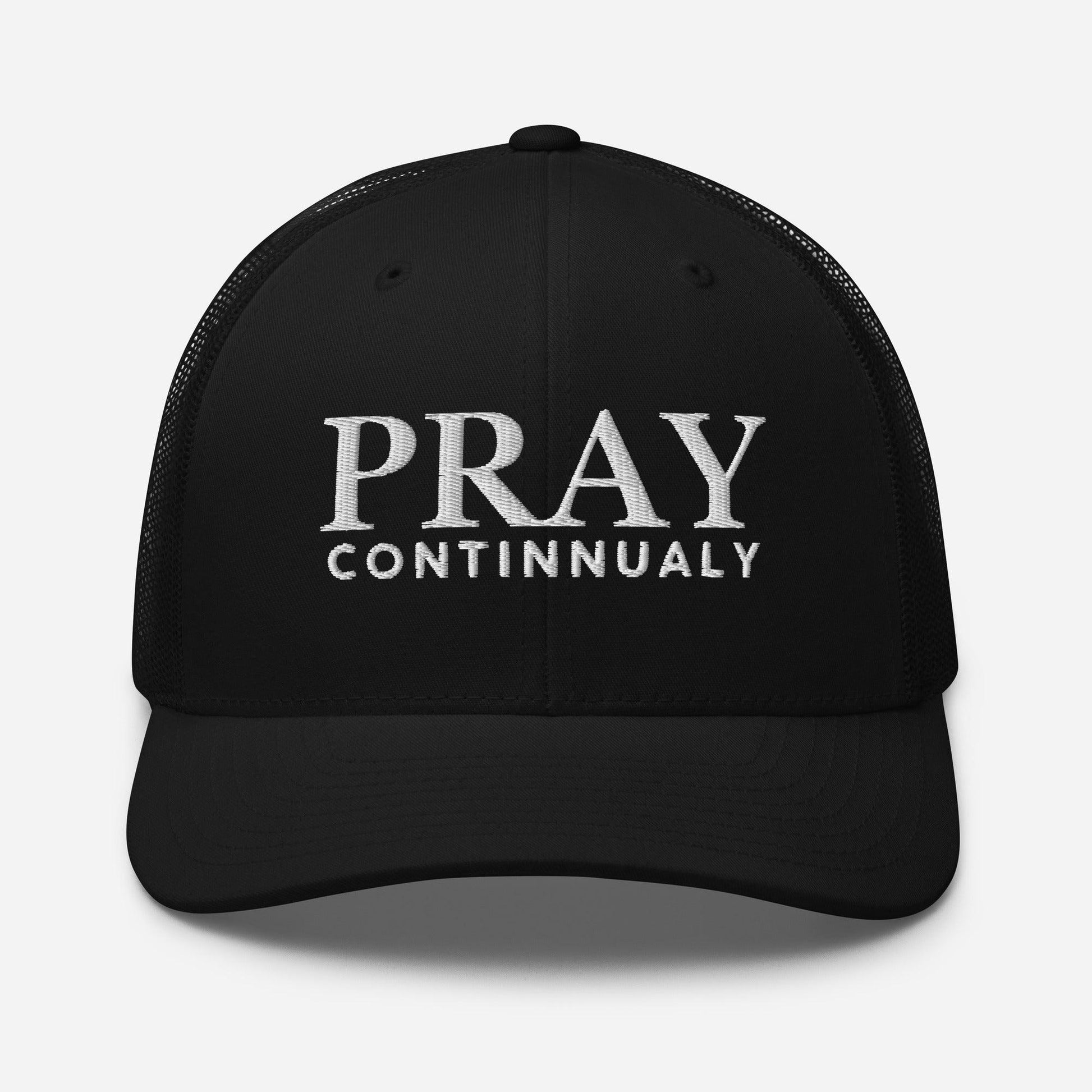 Pray Continually Hat – Christian Faith Cap Inspired by 1 Thessalonians 5:17 - Inspired by True Love