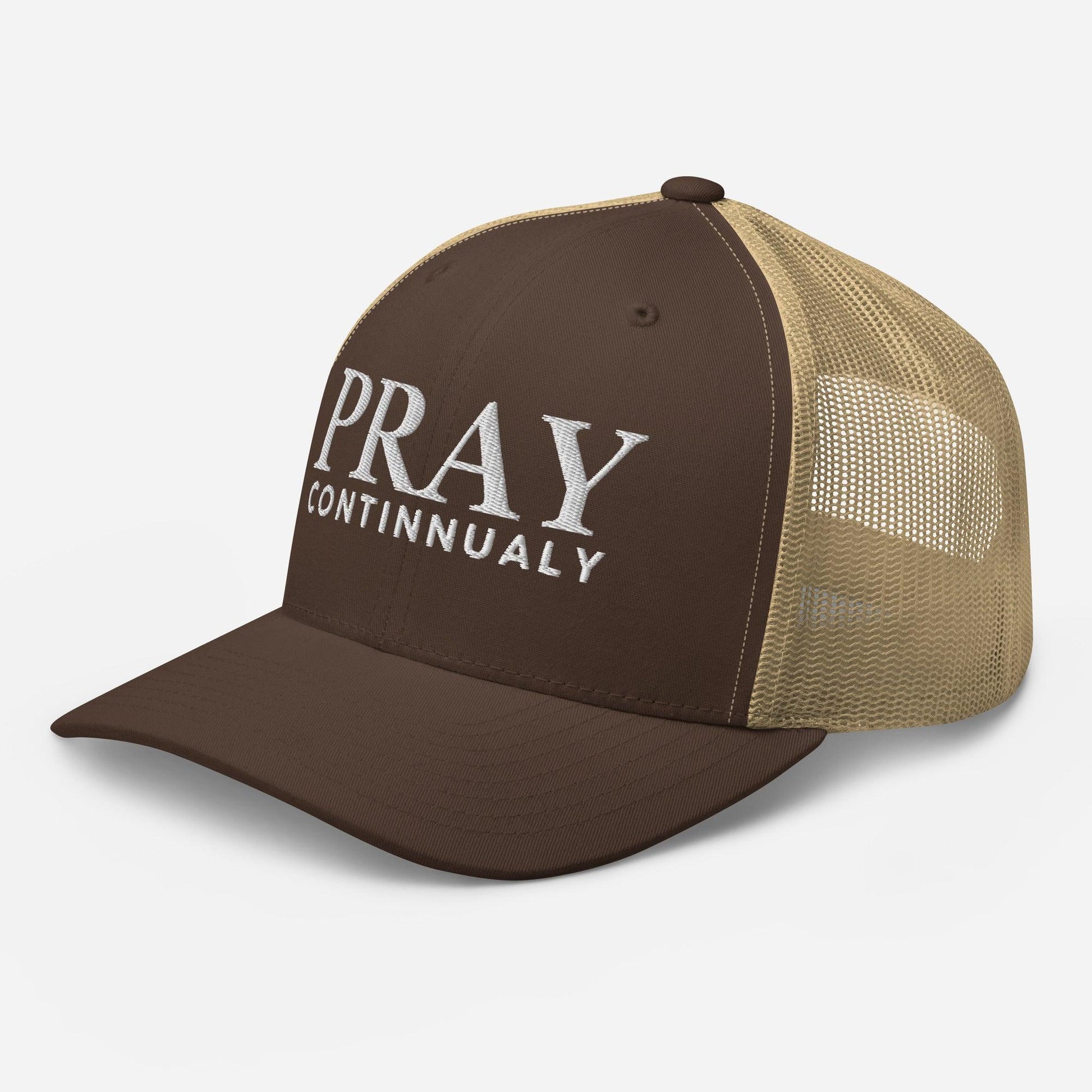 Pray Continually Hat – Christian Faith Cap Inspired by 1 Thessalonians 5:17 - Inspired by True Love