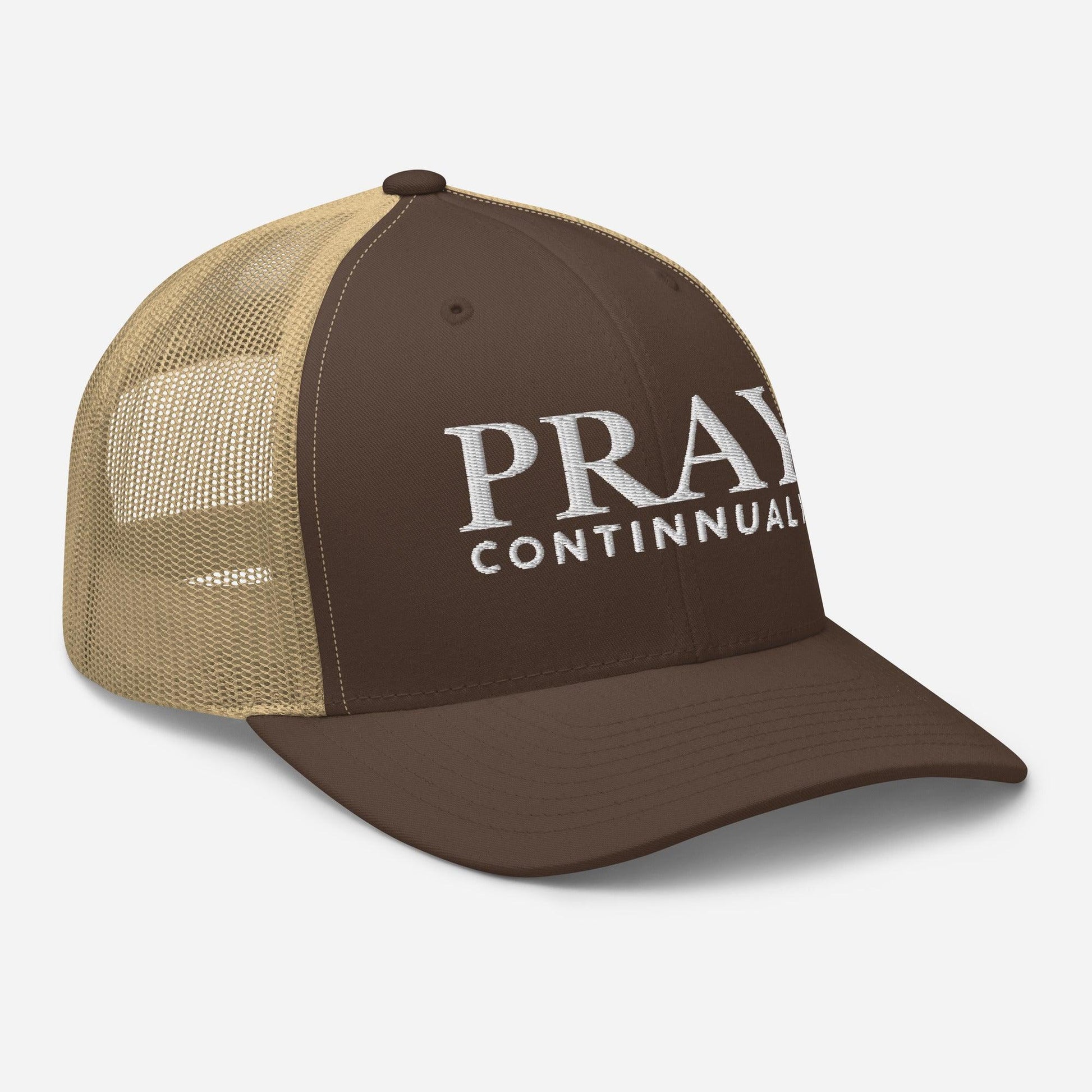 Pray Continually Hat – Christian Faith Cap Inspired by 1 Thessalonians 5:17 - Inspired by True Love