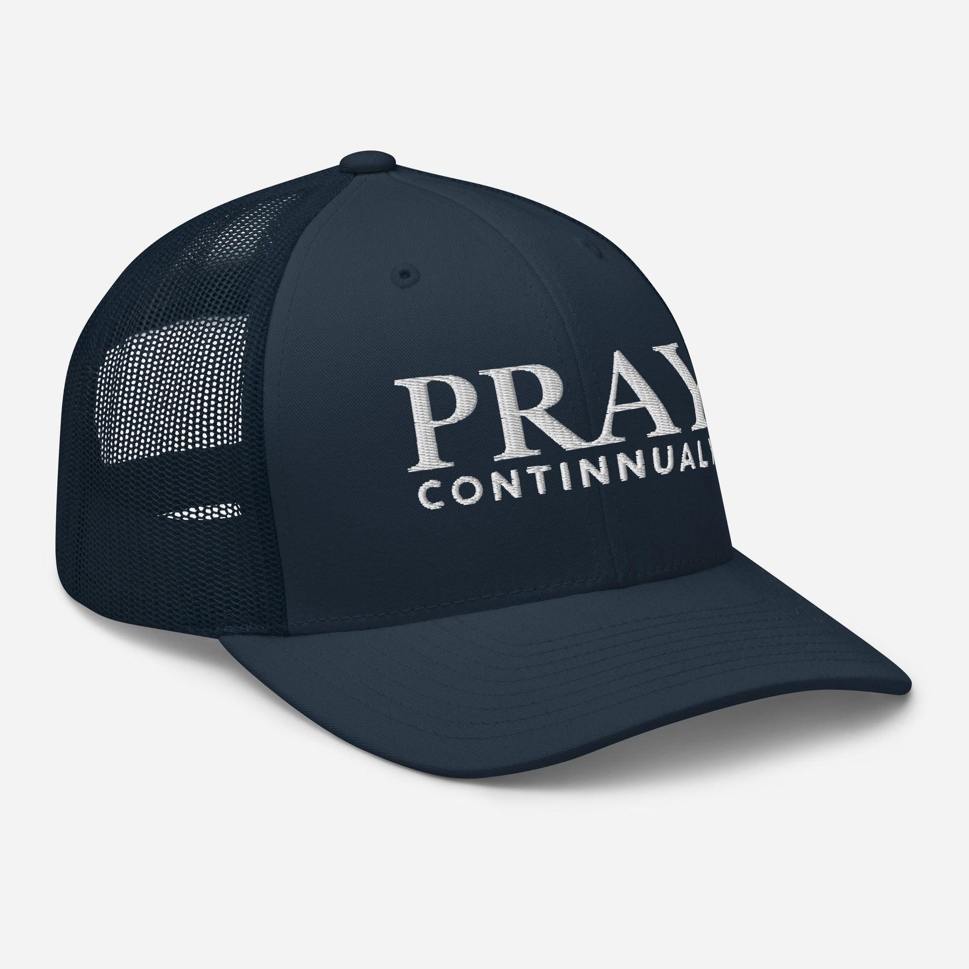 Pray Continually Hat – Christian Faith Cap Inspired by 1 Thessalonians 5:17 - Inspired by True Love