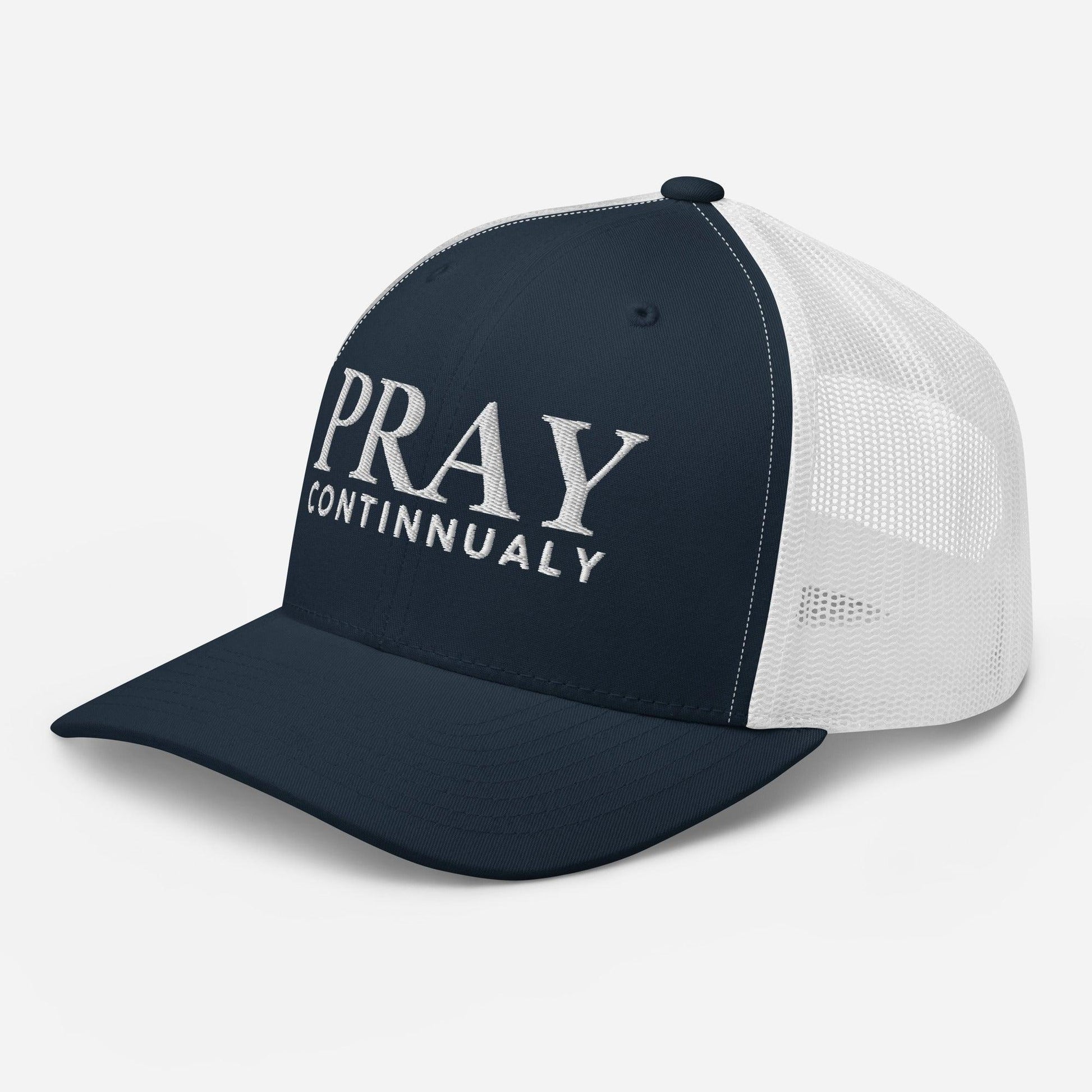 Pray Continually Hat – Christian Faith Cap Inspired by 1 Thessalonians 5:17 - Inspired by True Love