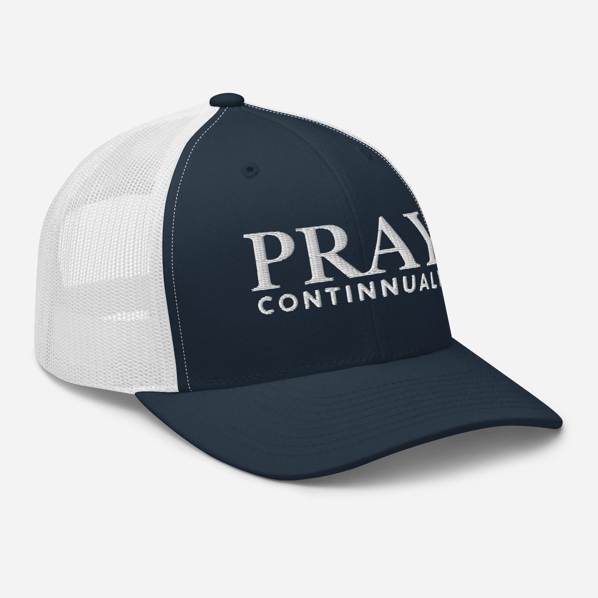 Pray Continually Hat – Christian Faith Cap Inspired by 1 Thessalonians 5:17 - Inspired by True Love