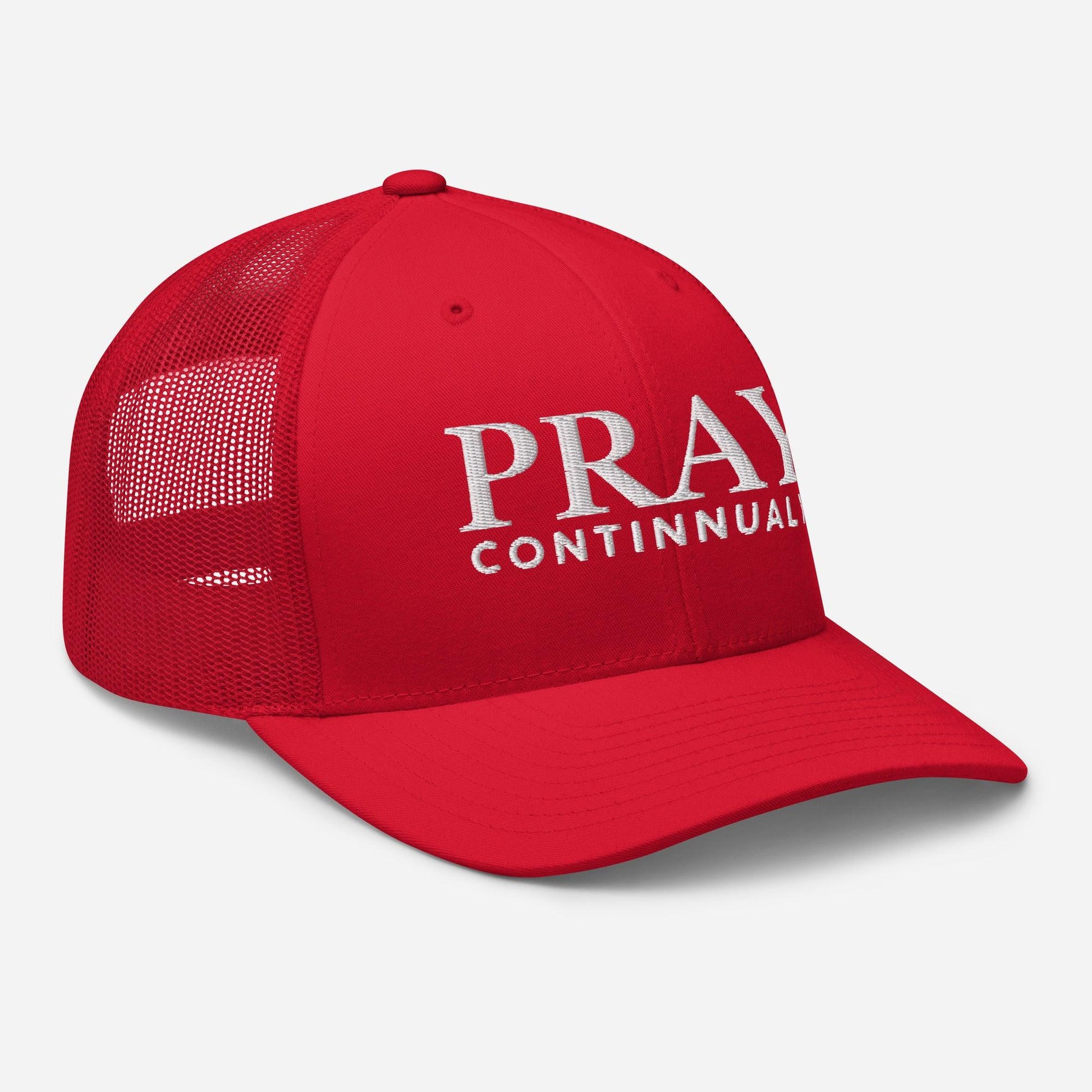 Pray Continually Hat – Christian Faith Cap Inspired by 1 Thessalonians 5:17 - Inspired by True Love