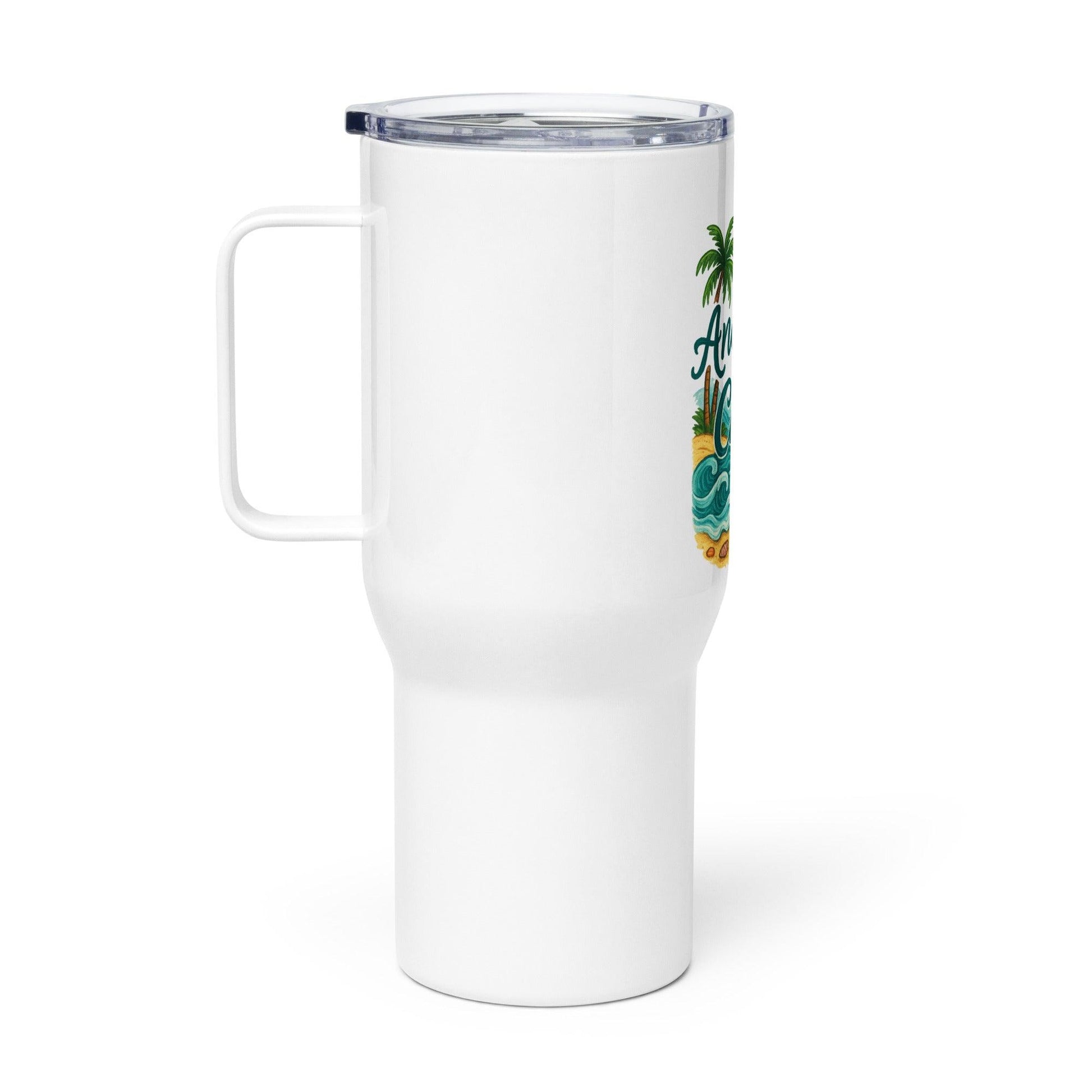 Anchored in Christ – Christian Travel Mug | Faith-Based Nautical Drinkware Inspired by Hebrews 6:19 - Inspired by True Love