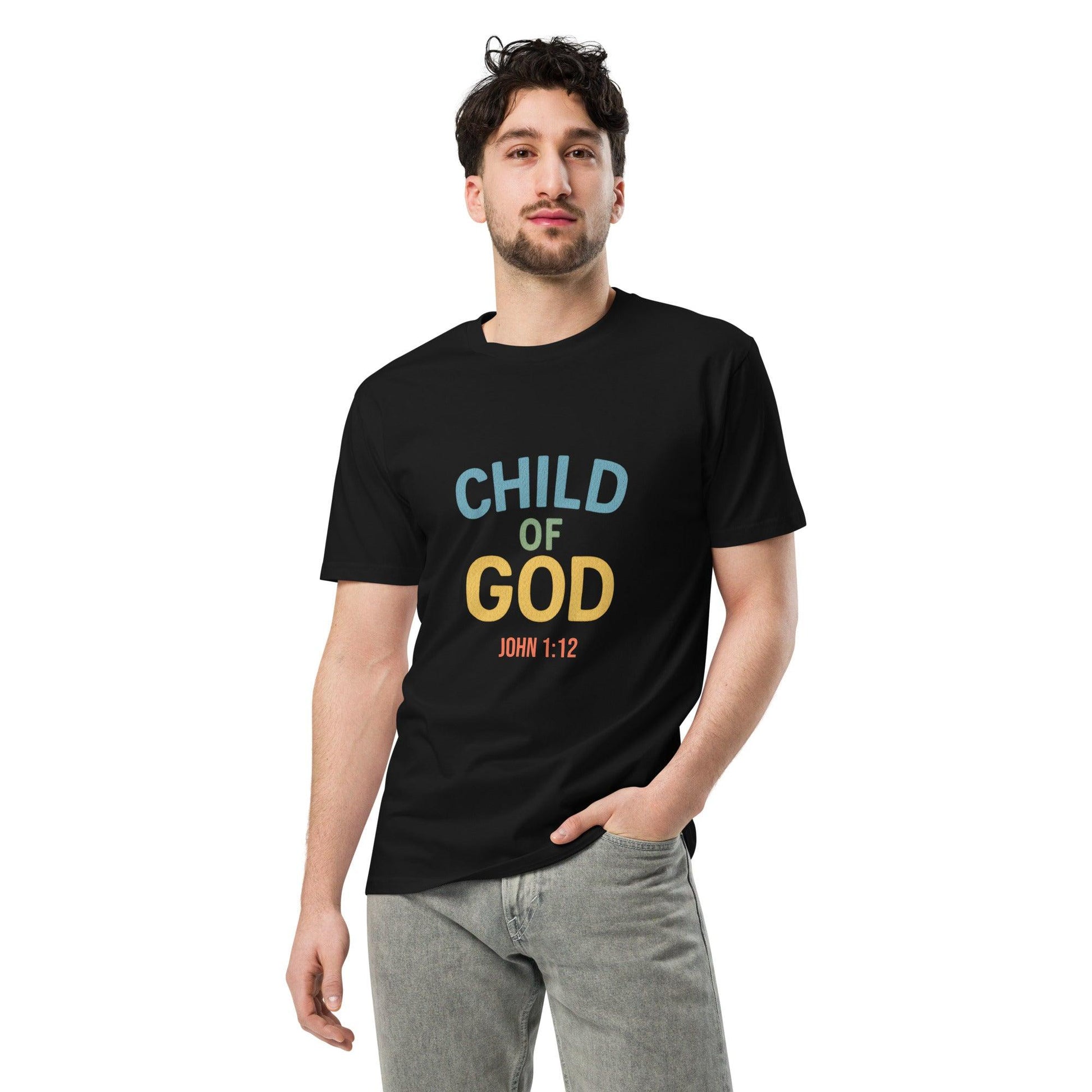 Child of God T-Shirt – John 1:12 Bible Verse Tee – Christian Unisex Shirt – Faith-Based Scripture Apparel - Inspired by True Love