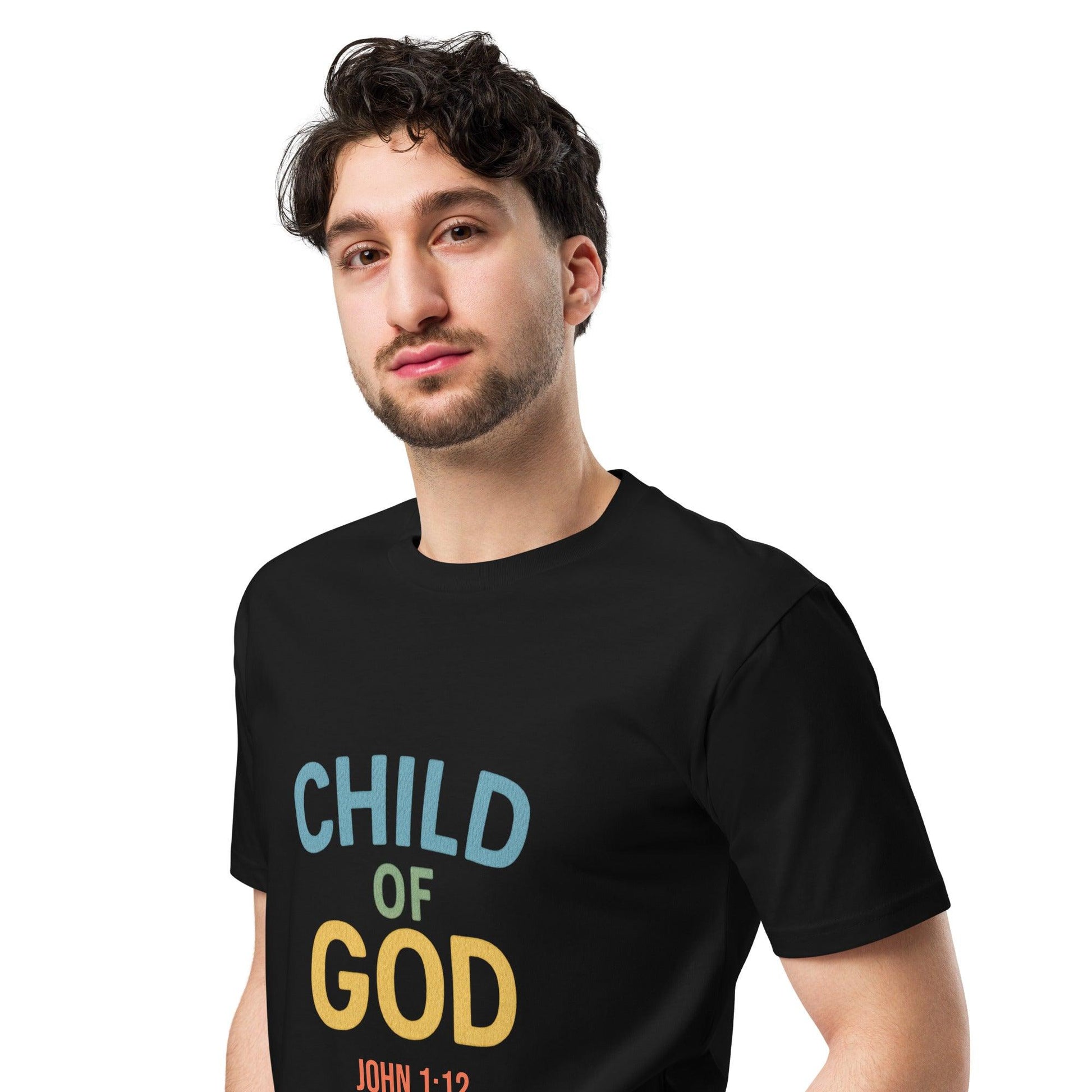 Child of God T-Shirt – John 1:12 Bible Verse Tee – Christian Unisex Shirt – Faith-Based Scripture Apparel - Inspired by True Love