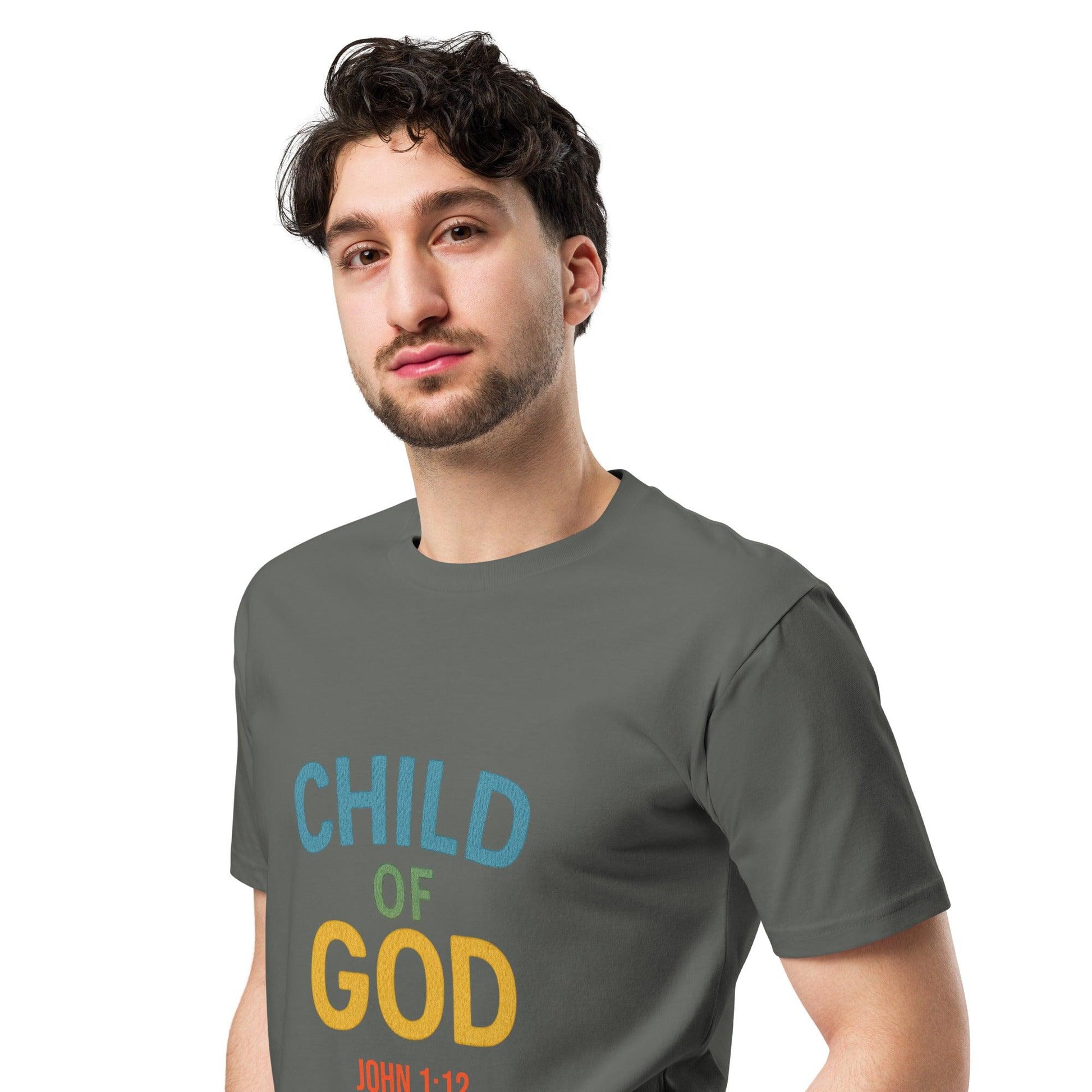 Child of God T-Shirt – John 1:12 Bible Verse Tee – Christian Unisex Shirt – Faith-Based Scripture Apparel - Inspired by True Love
