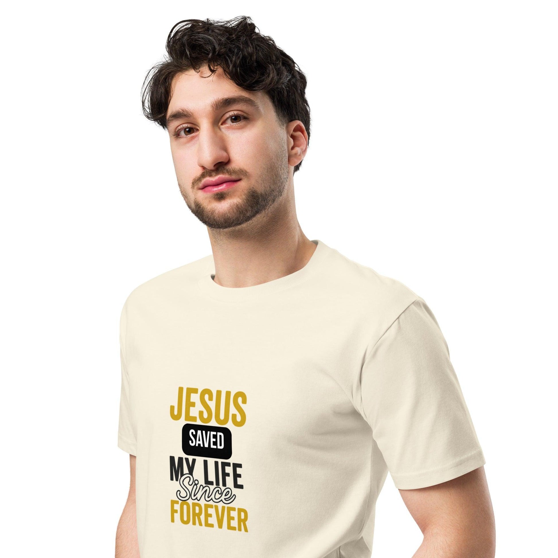 Jesus Saving My Life Since Forever T-Shirt – Christian Unisex Tee – Faith-Based Statement Shirt – Bold Jesus Apparel - Inspired by True Love